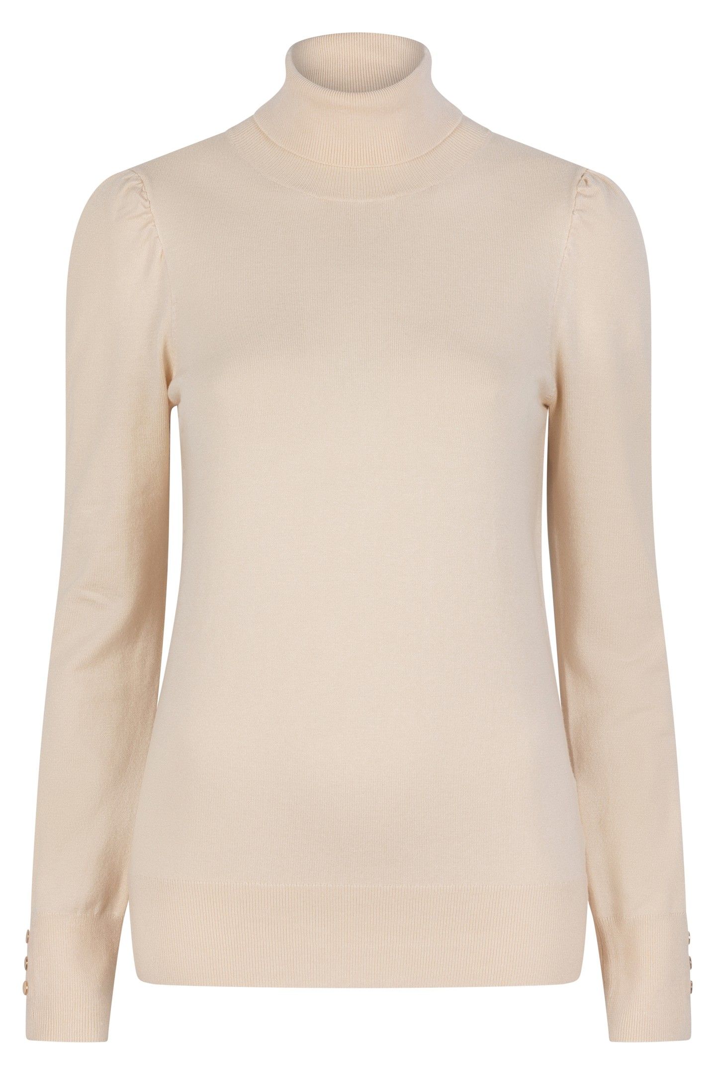 SWEATER PUFF SLVE BUTTONS IVORY 4