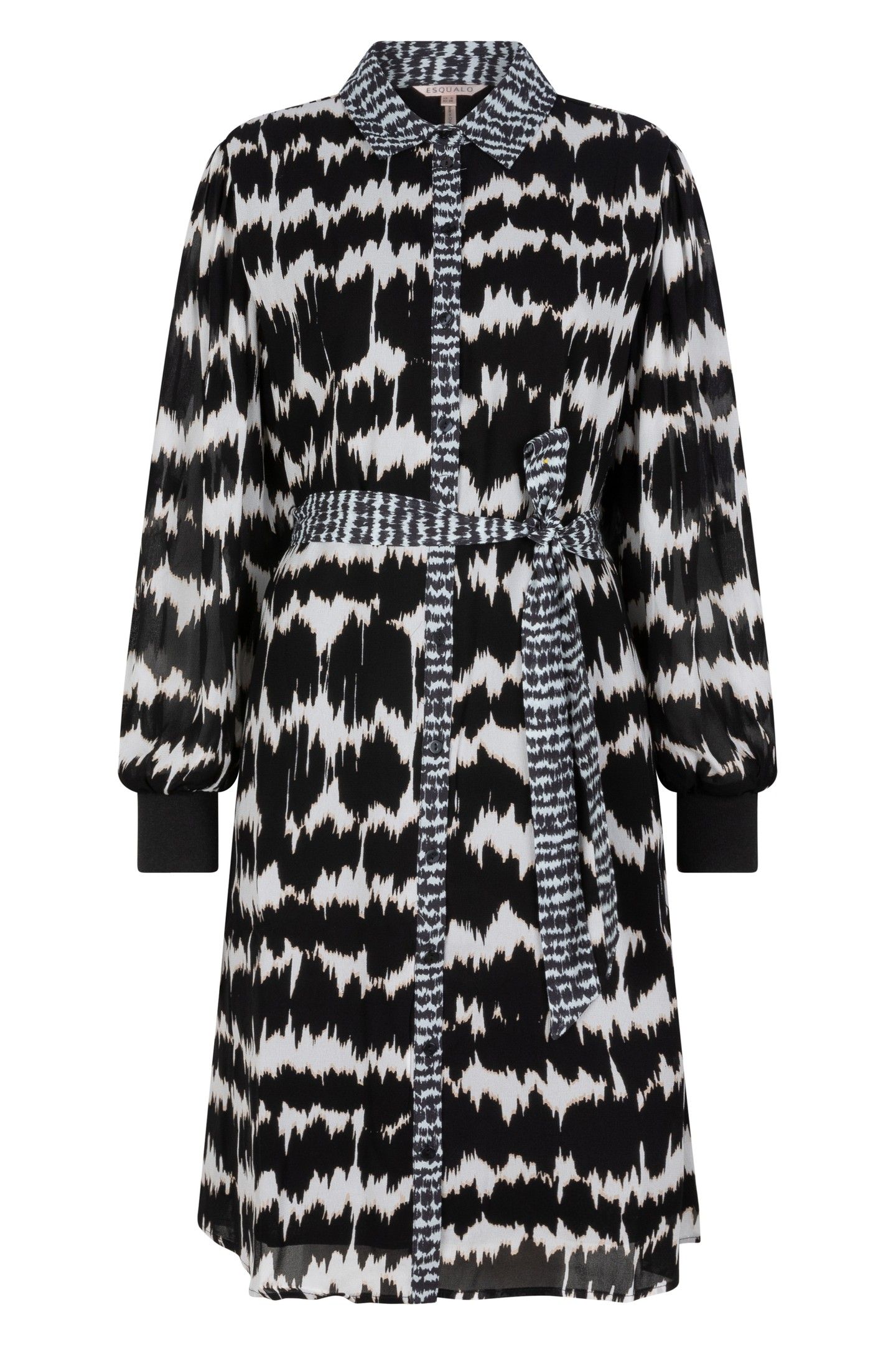 DRESS RIBBED CUFF ABSOLUTE ILLUSION PRINT 4