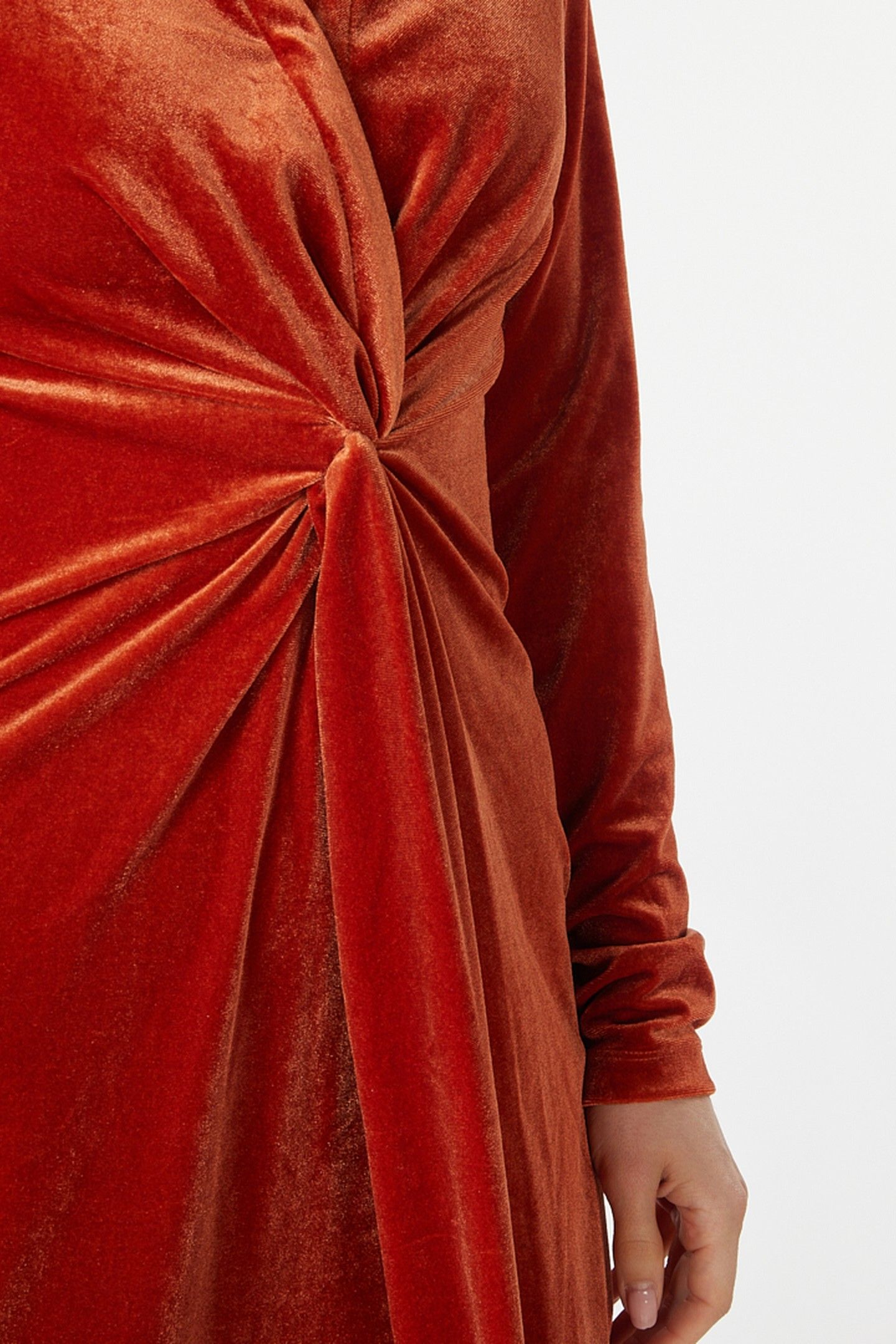 DRESS WRAP VELOURS PUMPKIN 9