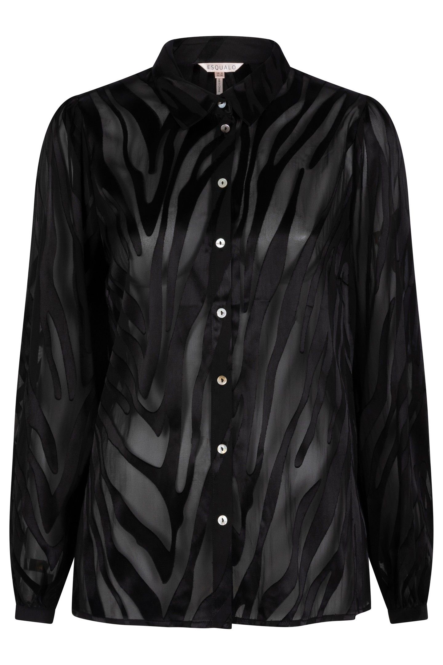 BLOUSE JACQUARD BLACK 4