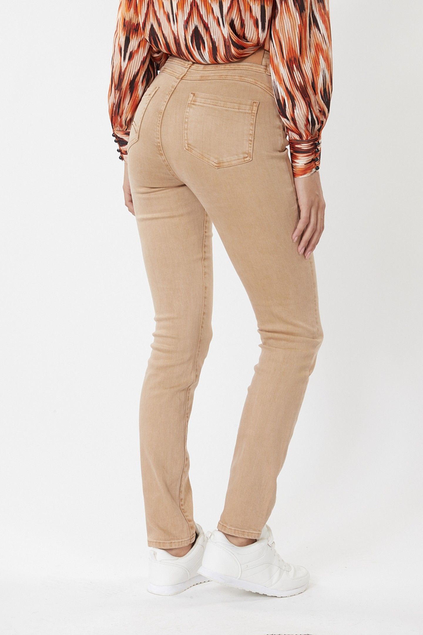 TROUSERS COLORED DENIM BEIGE 3