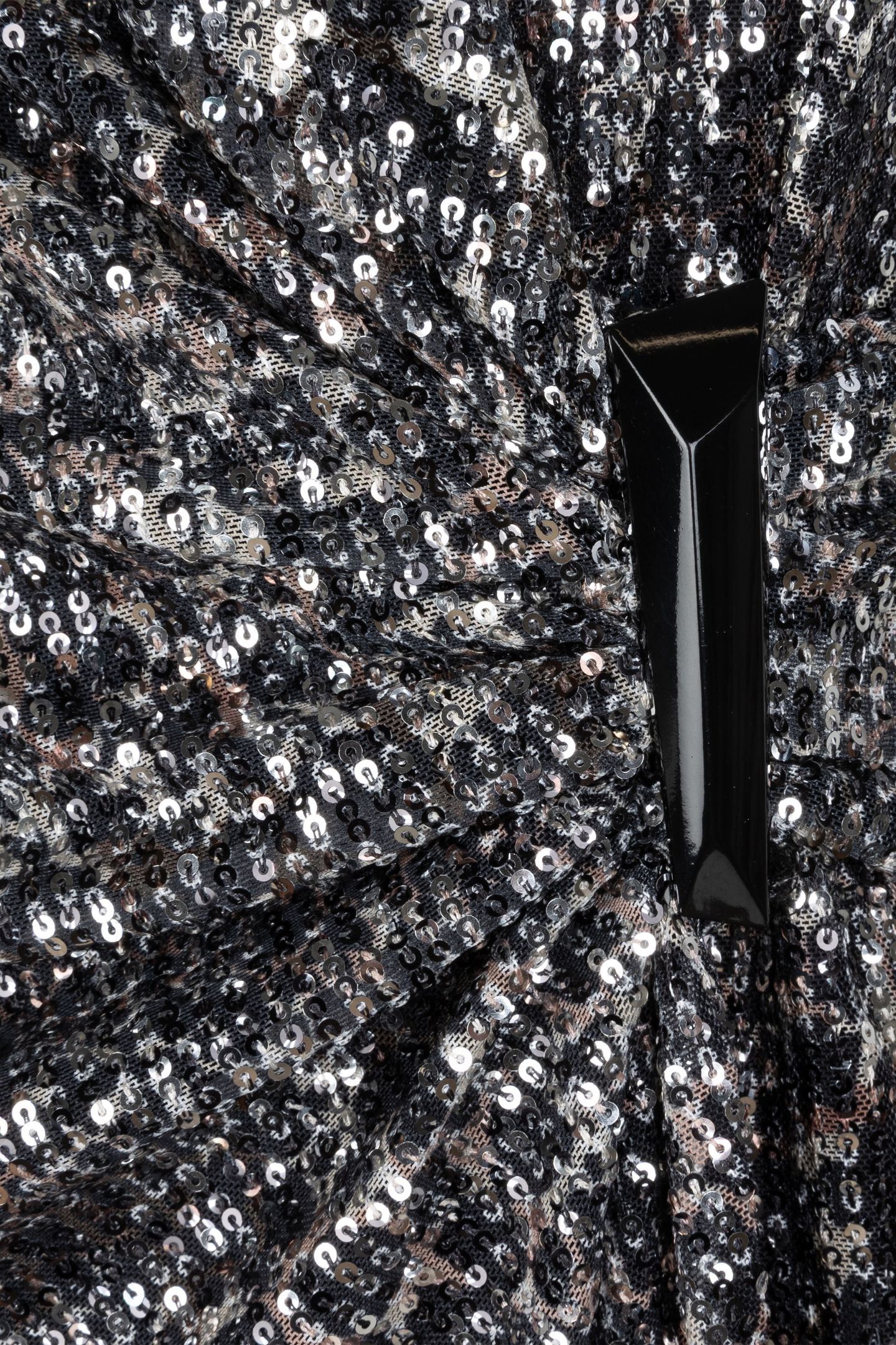 DRESS SEQUINS SCATTERED ILLUSION PRINT 7