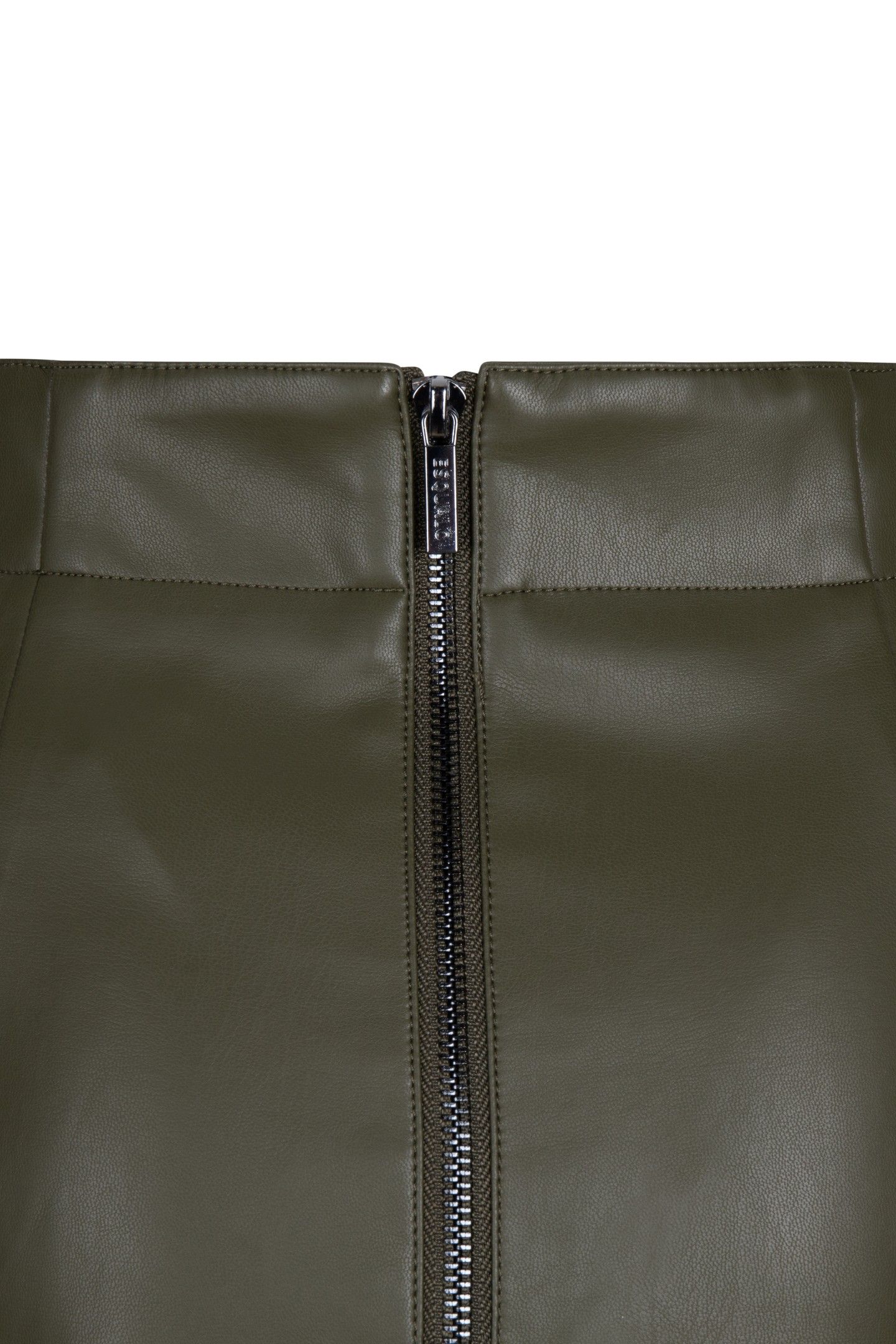 SKIRT PENCIL VEGAN LEATHER GREEN 6