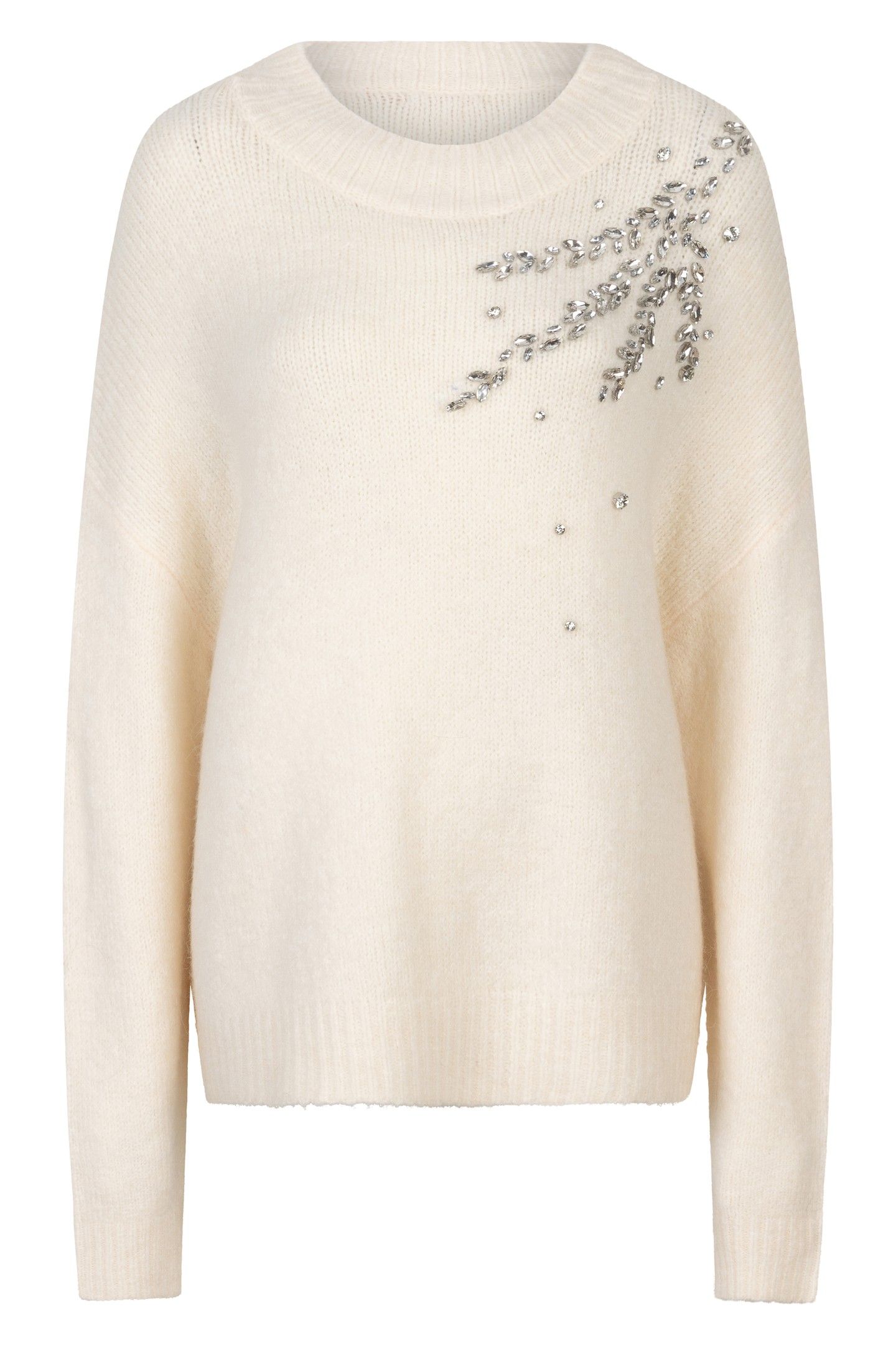 SWEATER BIG STONES OFF WHITE 5