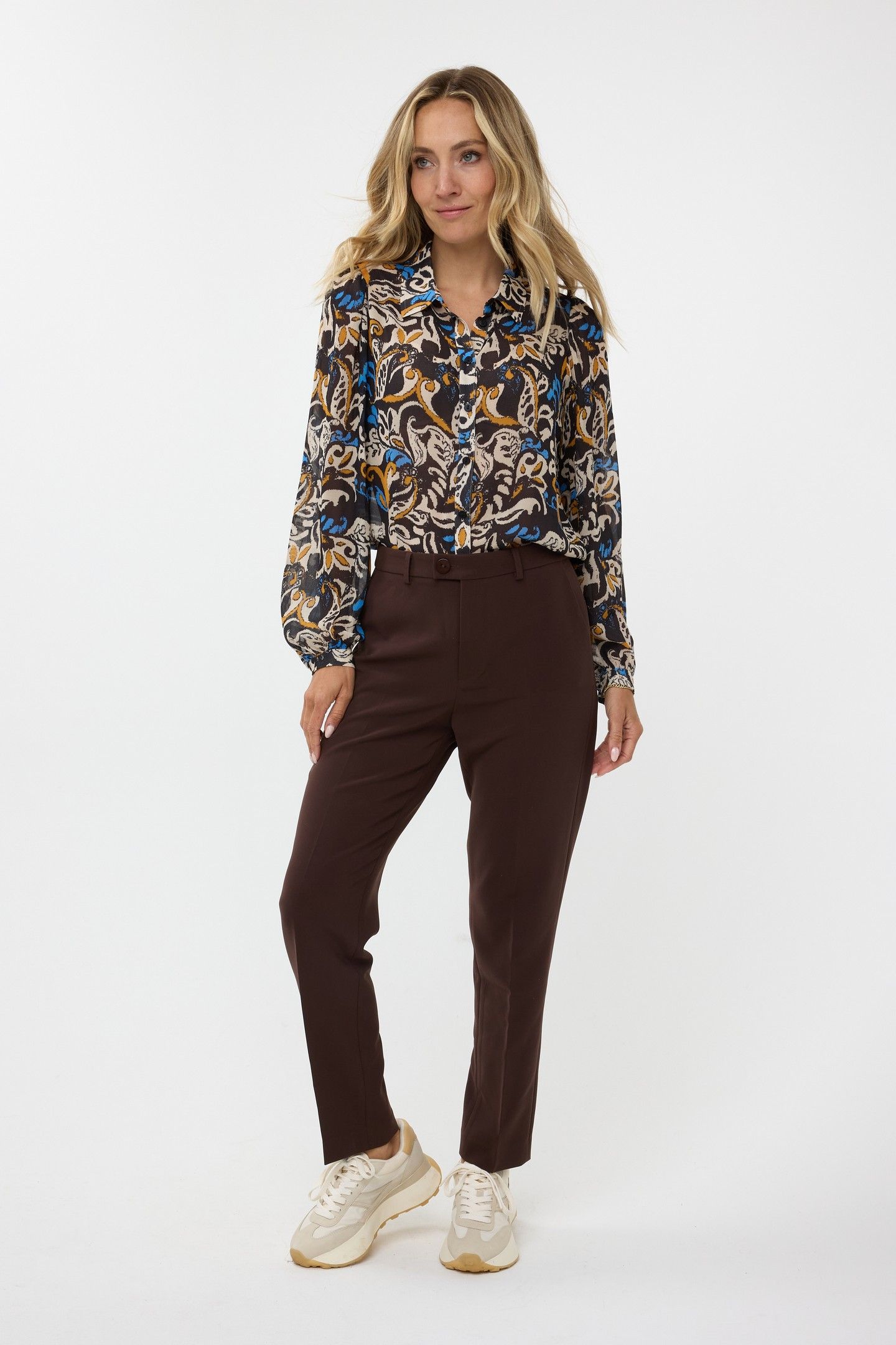 TROUSERS CHINO CITY CHOCOLATE 1