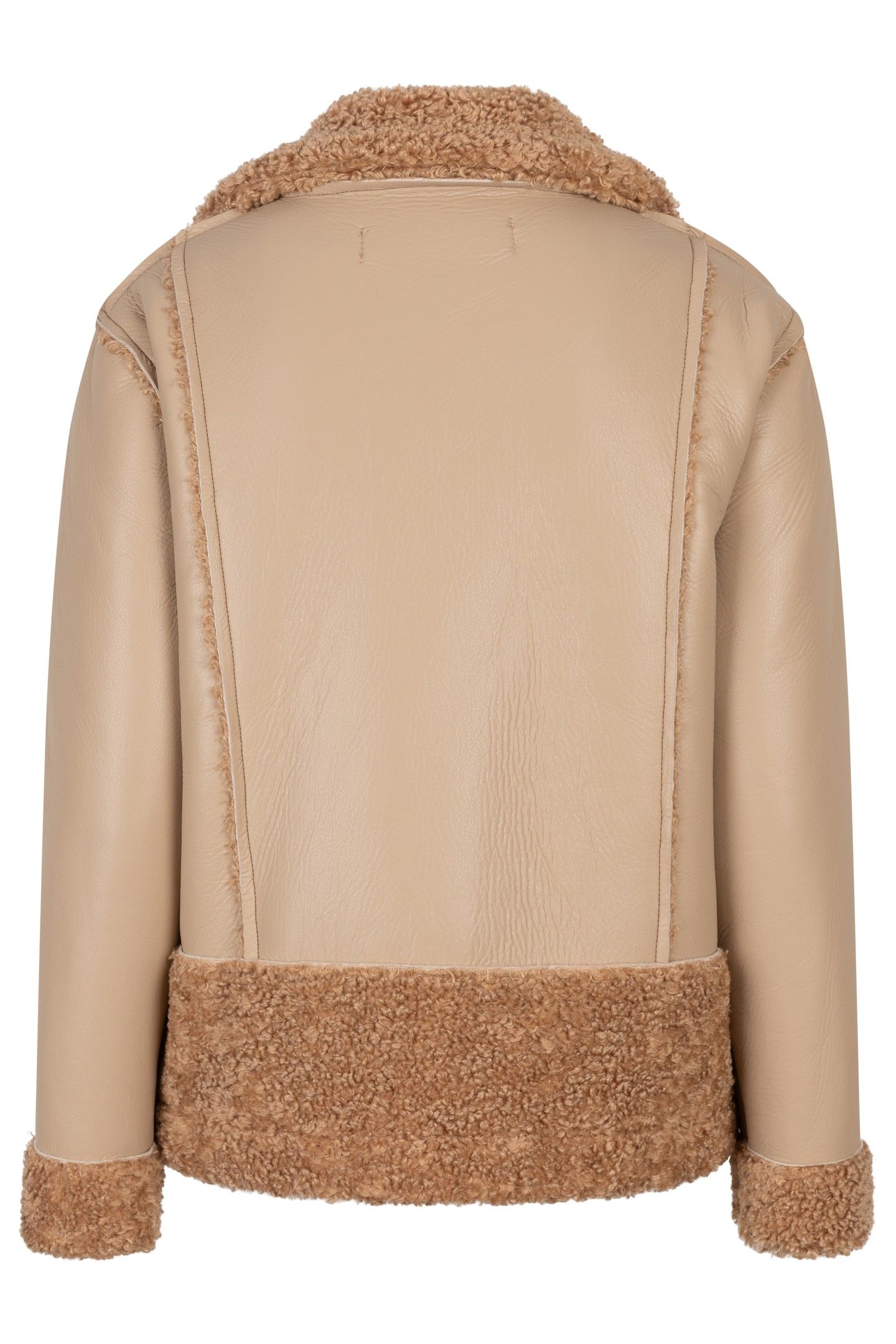 JACKET BONDED PU SLEEVES BRANDY 5
