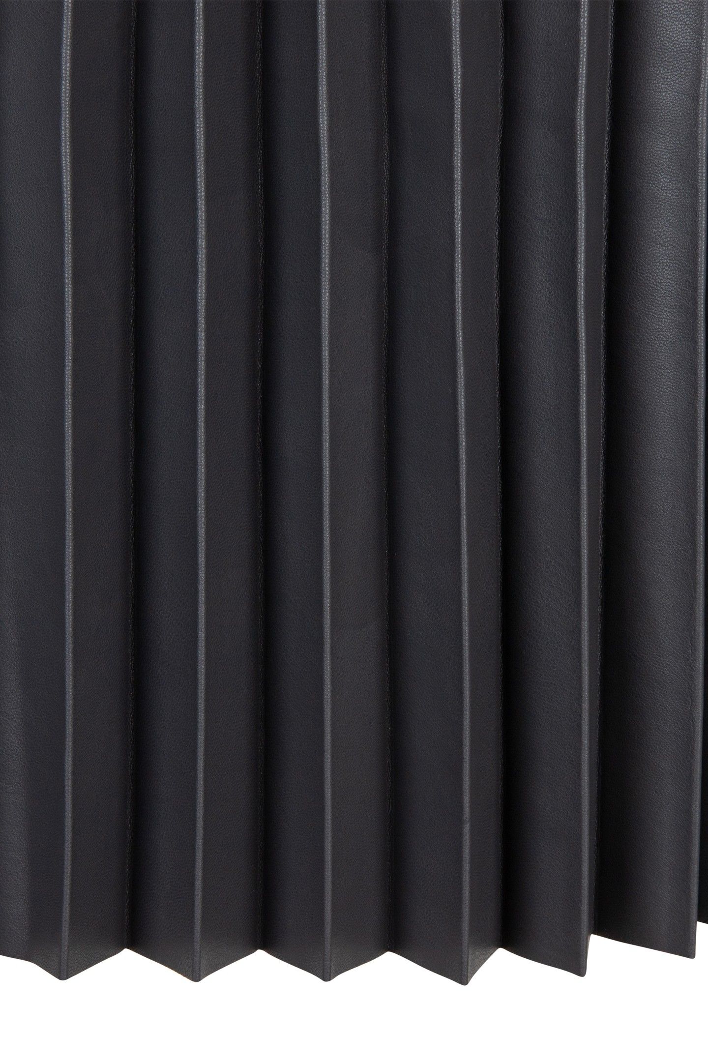 SKIRT PLISSE VEGAN LEATHER GREY 7