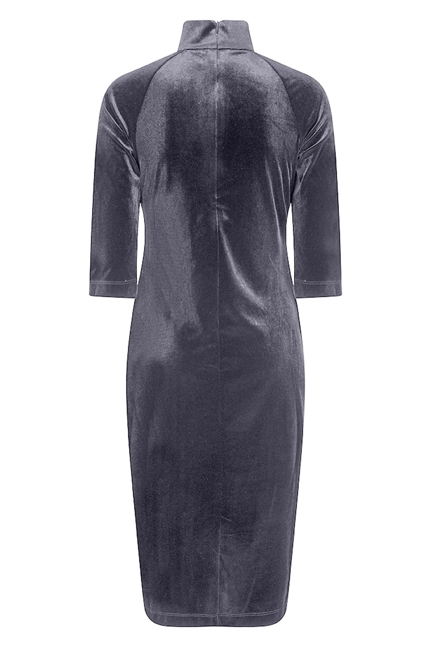 DRESS VELOURS GATHERING GREY 2