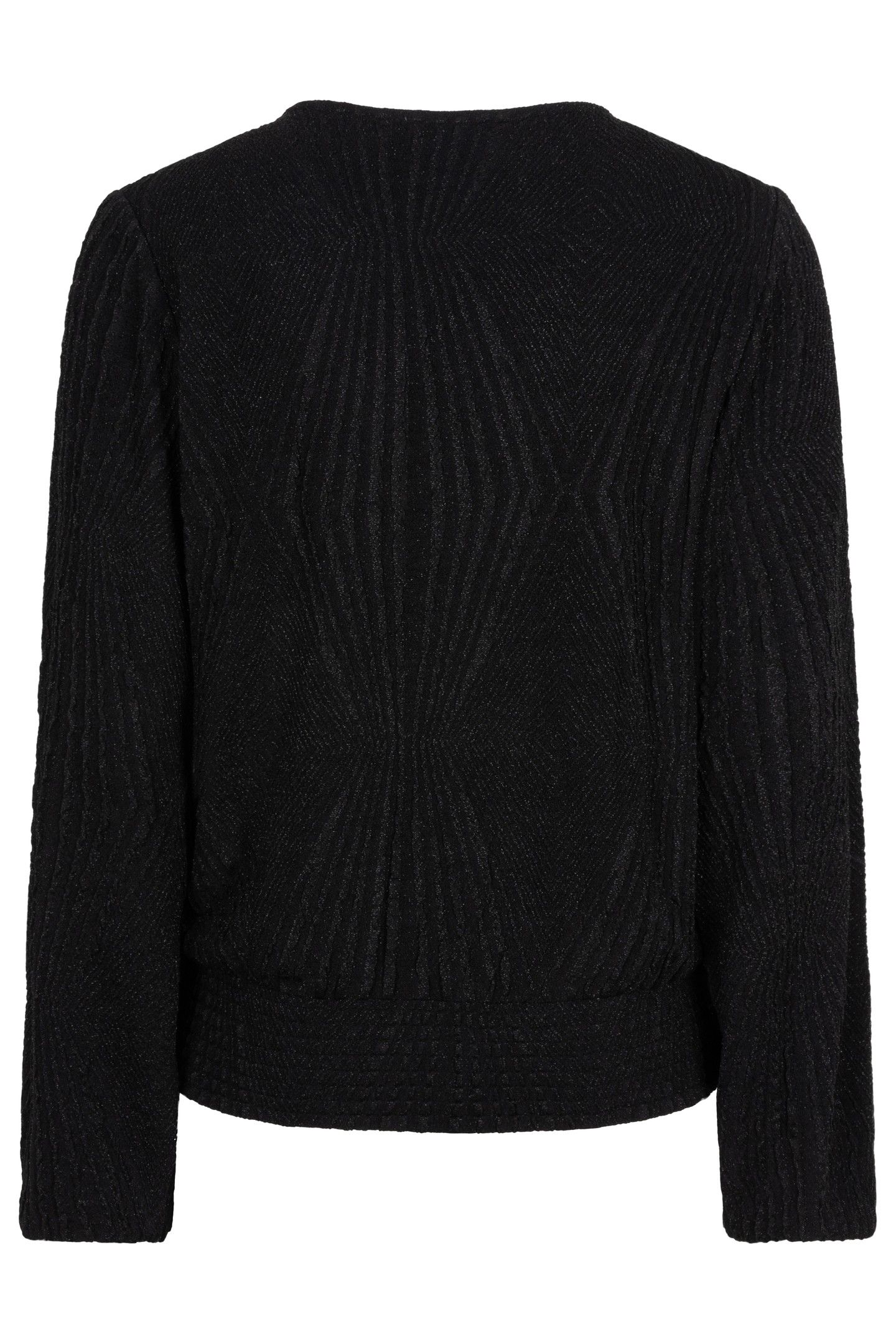 BLOUSE JACQUARD SJ BLACK 5