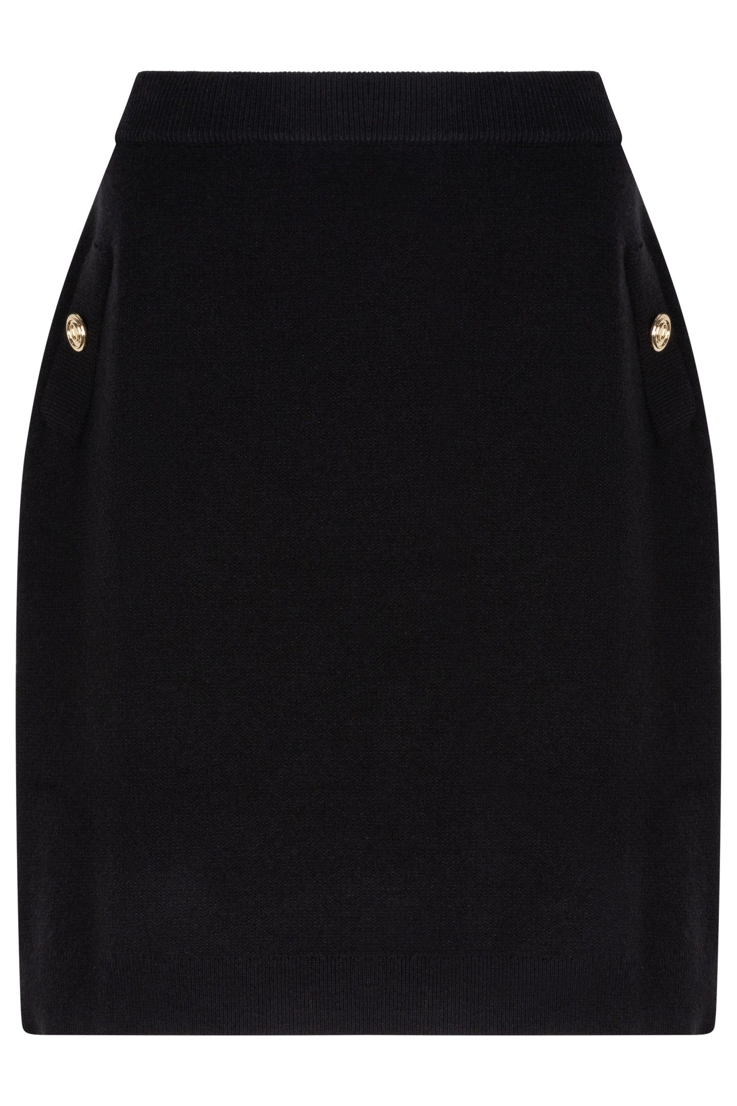 SKIRT KNITTED SHORT BLACK 5