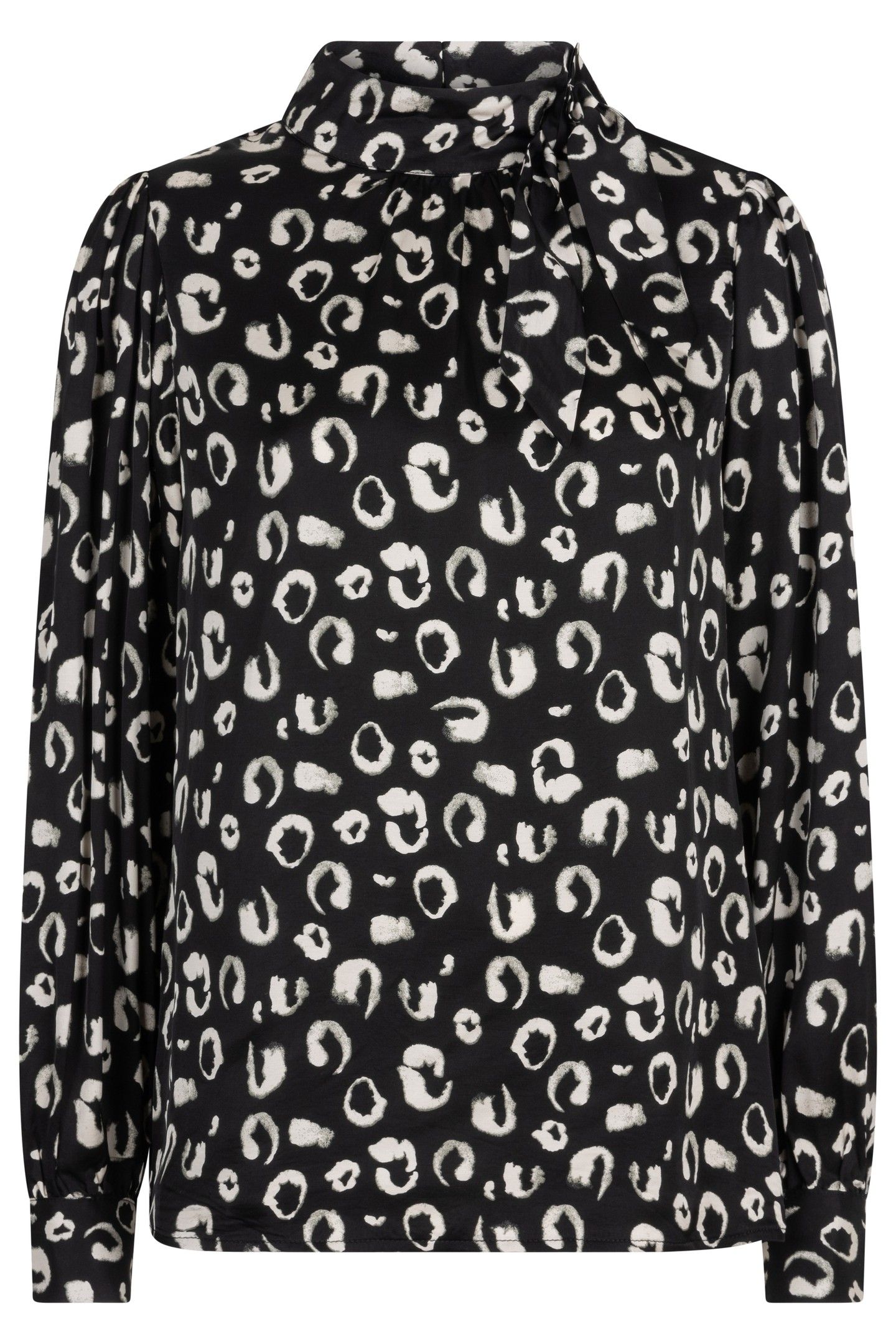 BLOUSE BOW WILDERNESS PRINT 3