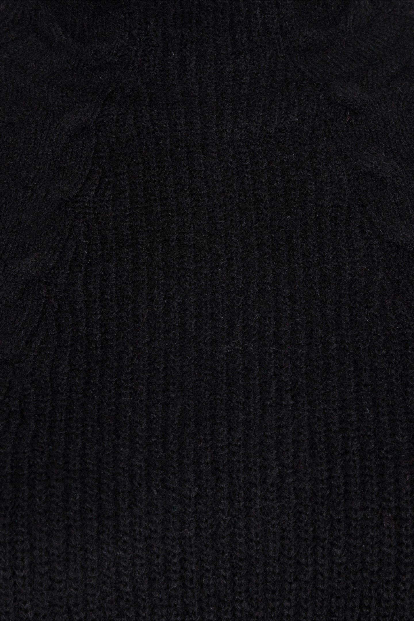 SWEATER OBLIQUE CABLE BLACK 7