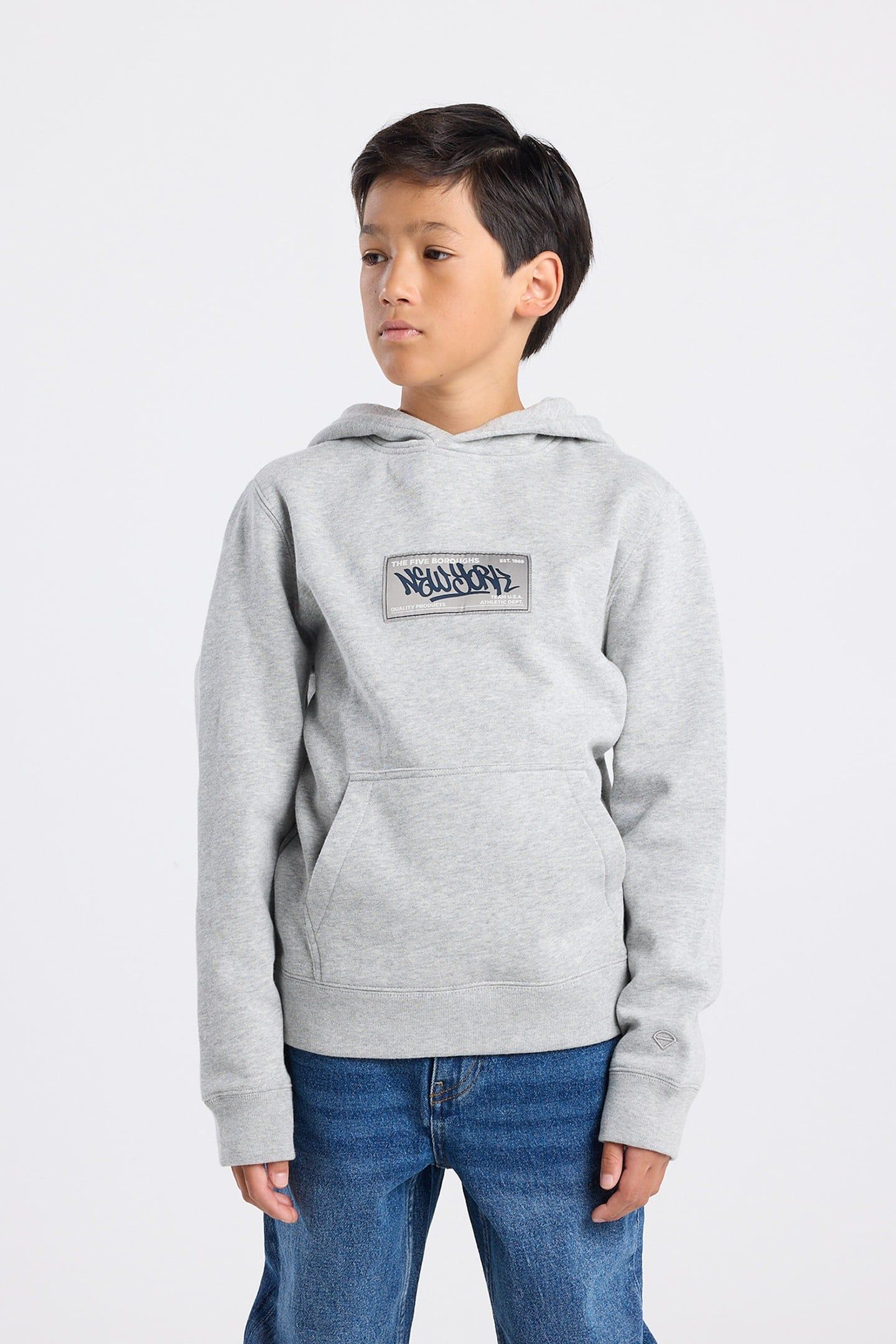 STEPHAN HOOD JR MID GREY MELANGE 1