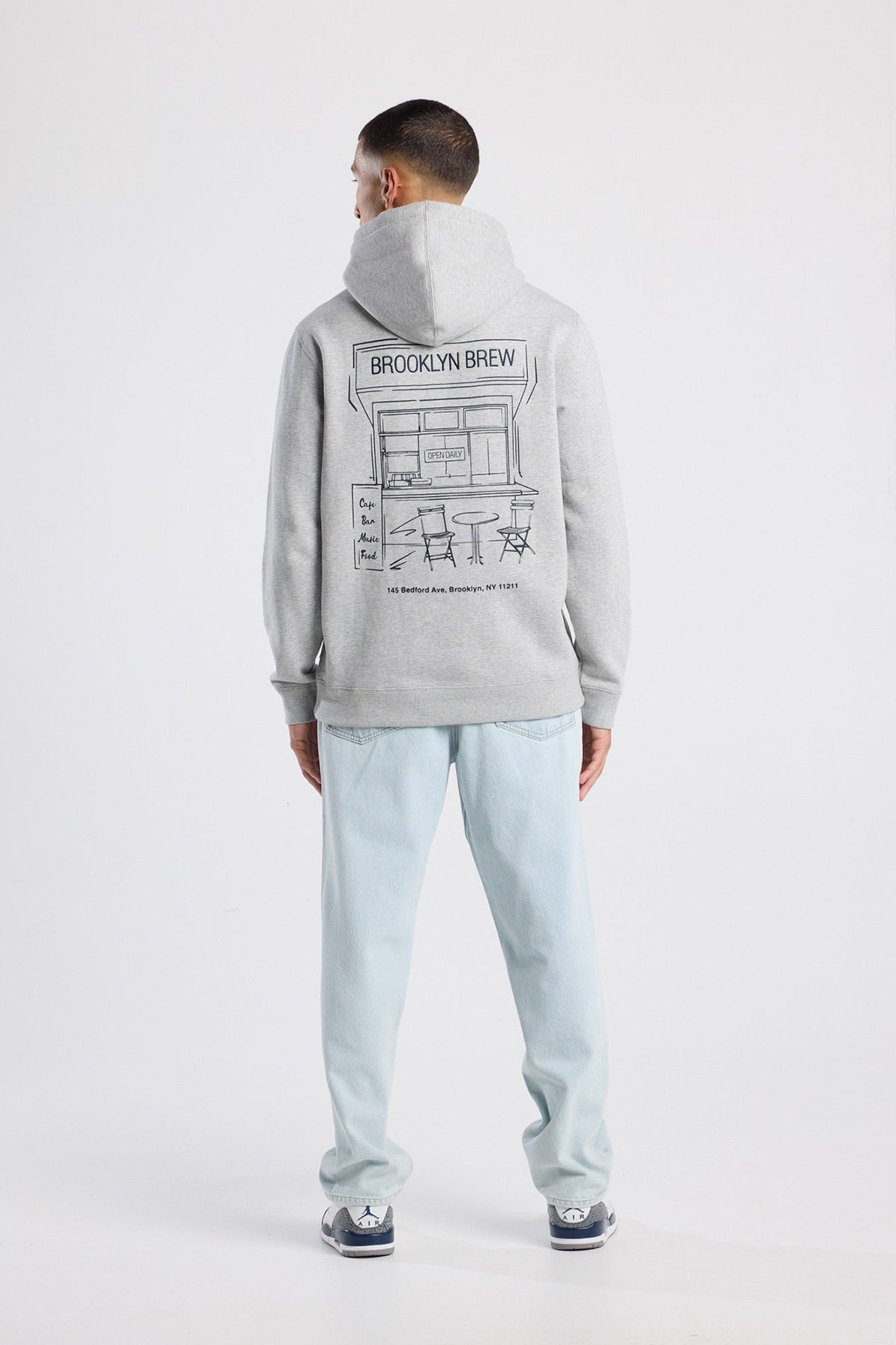 STEPHAN HOOD MID GREY MELANGE 2