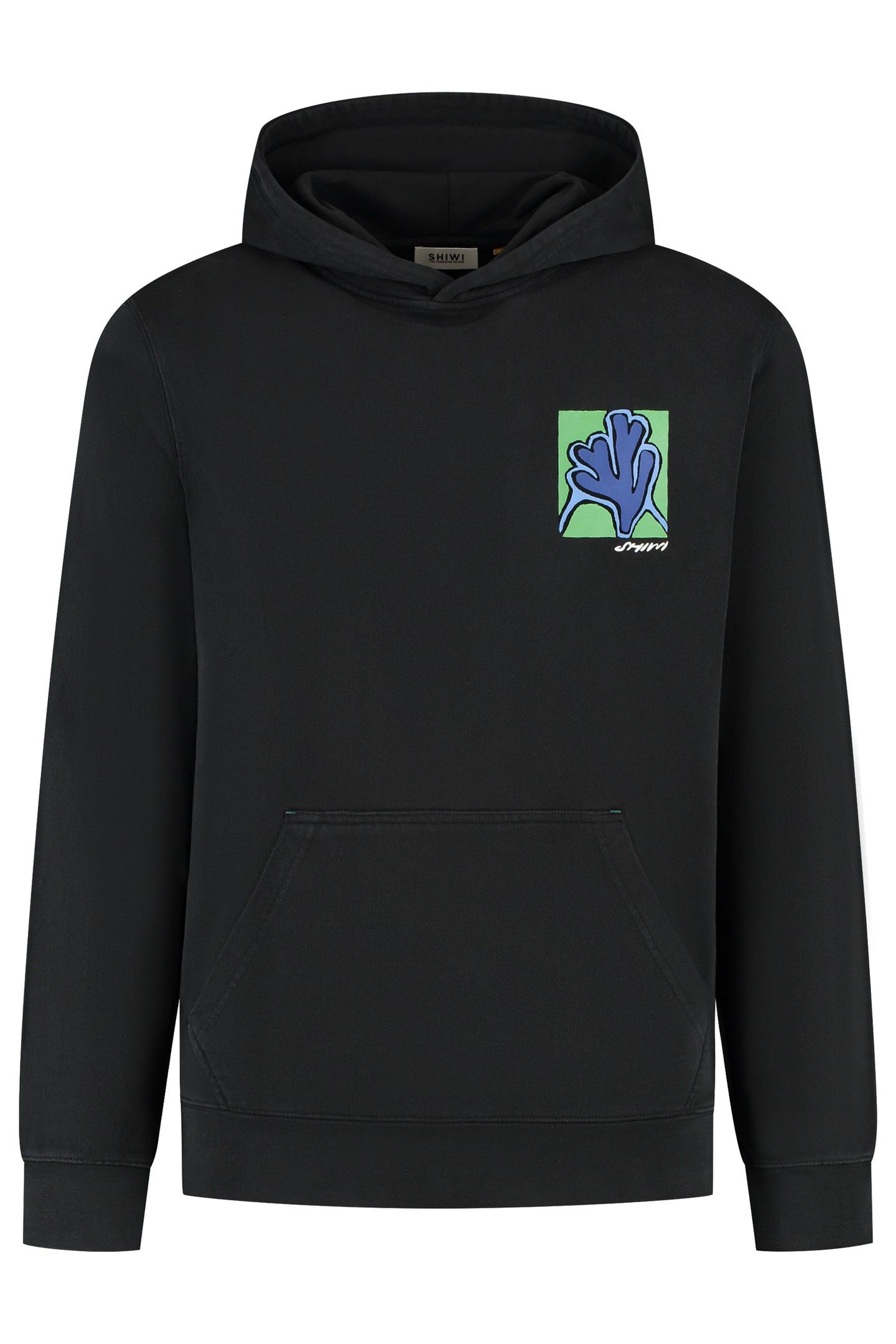 LEO REGULAR FIT SLOW PACE HOODIE BLACK 7