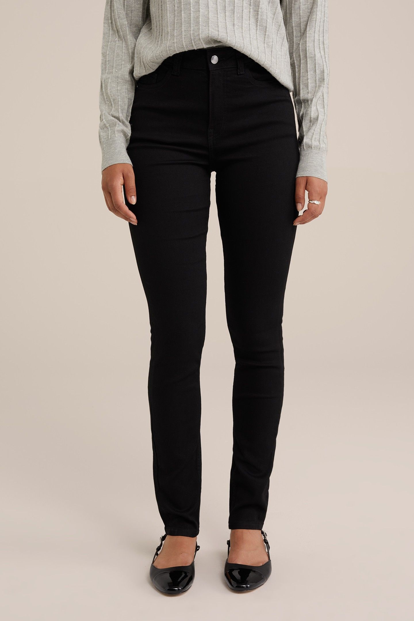 5-POCKET HIGH WAIST BLACK 1