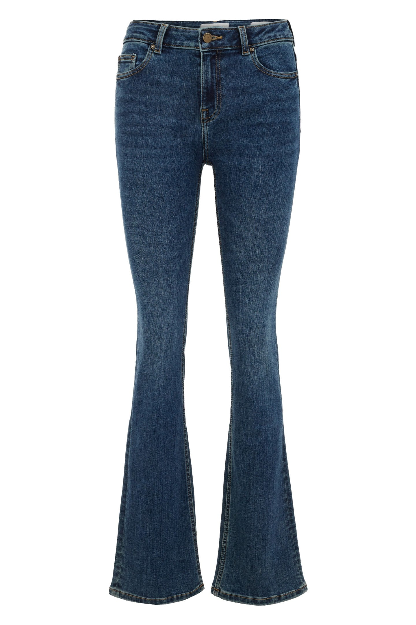 5-POCKET MID WAIST DARK BLUE 4
