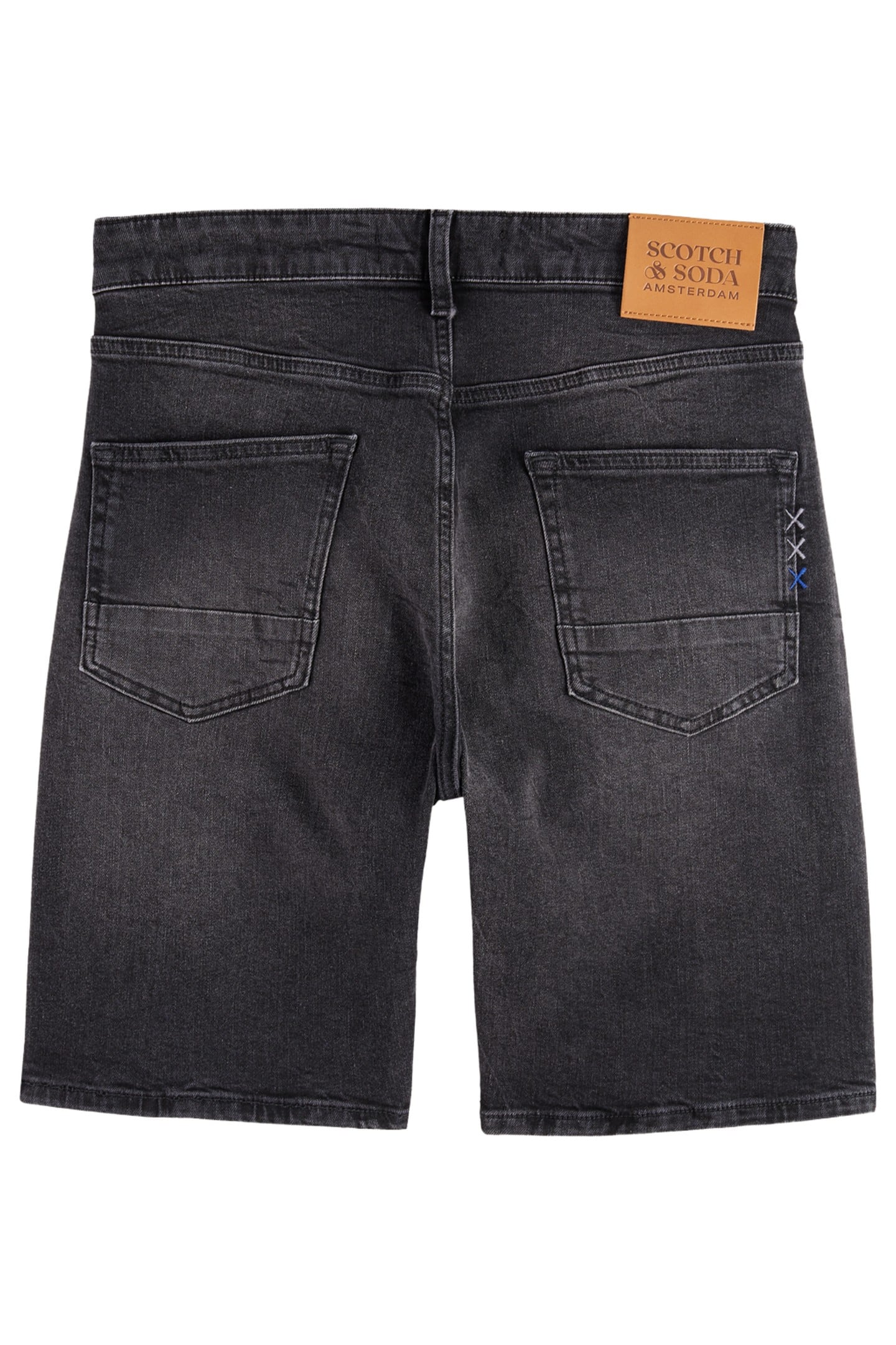 RALSTON SLIM FIT DENIM SHORT — BLACK NIGHT 5