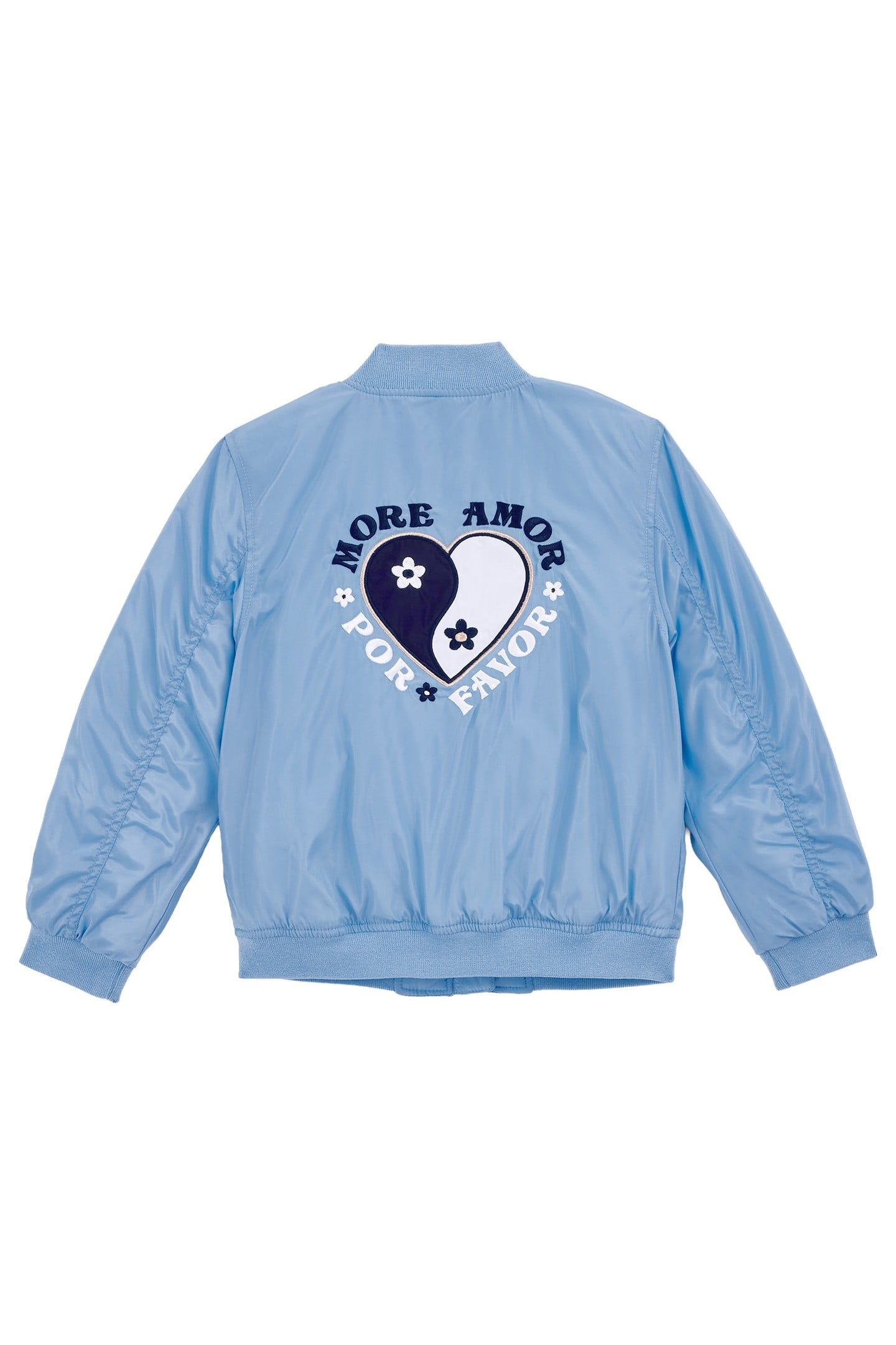 GIRLS BOMBER LIGHT BLUE 5