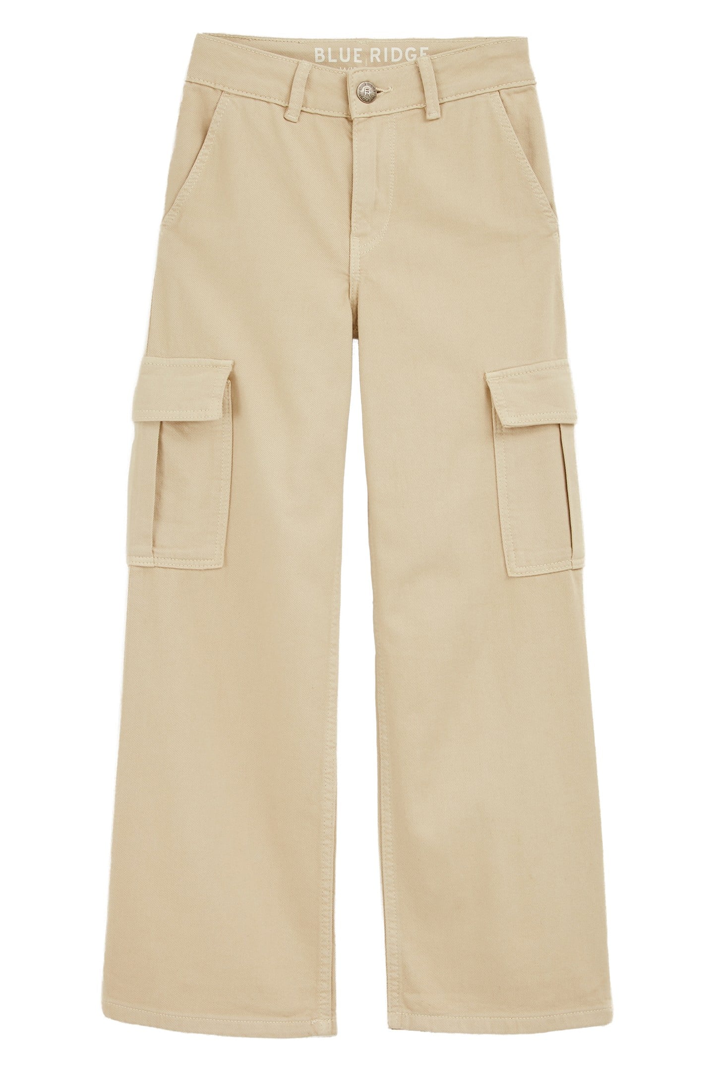 GIRLS CARGO PANTS BEIGE 3