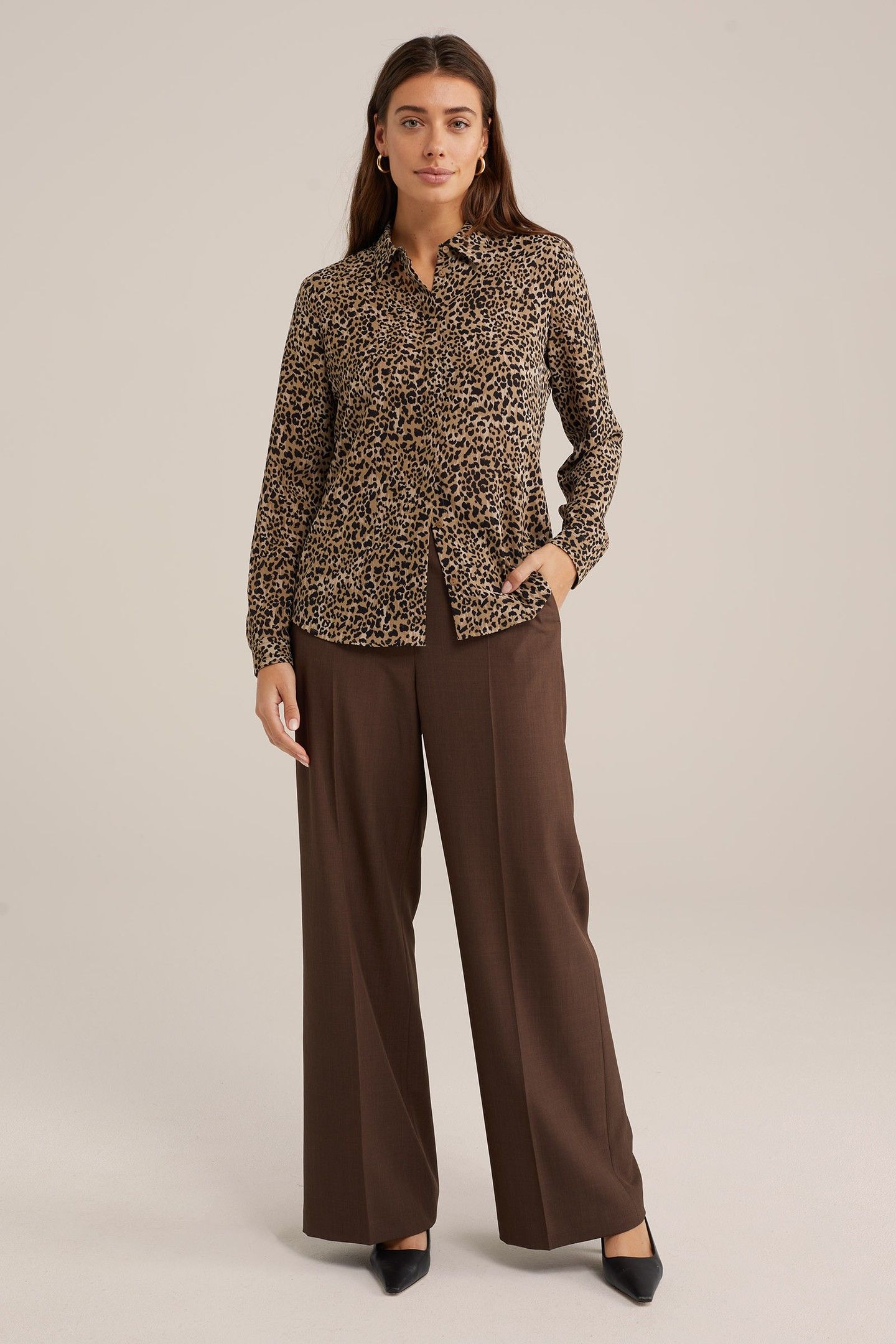 BLOUSE BROWN 2