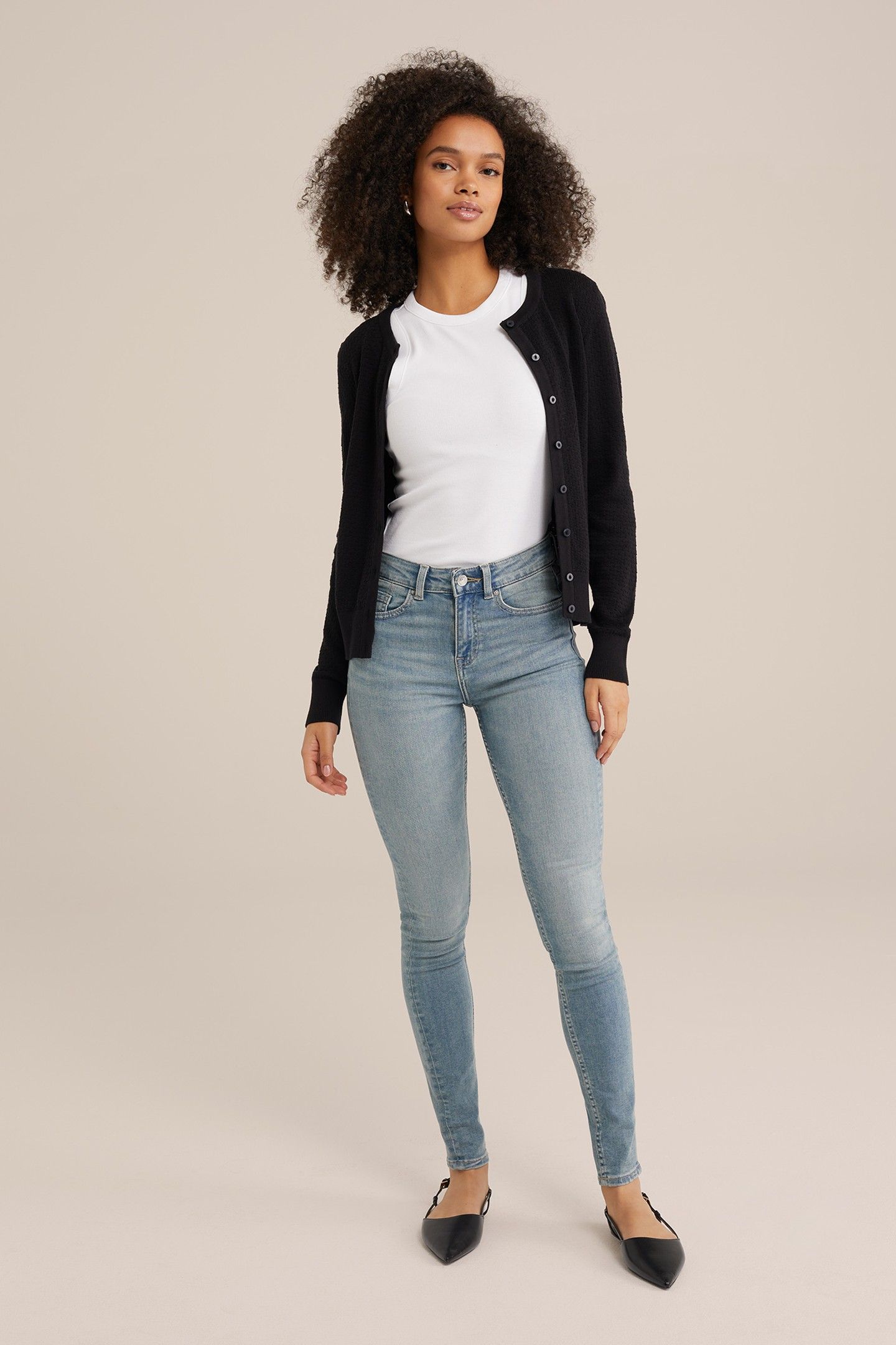 5-POCKET MID WAIST BLUE 2