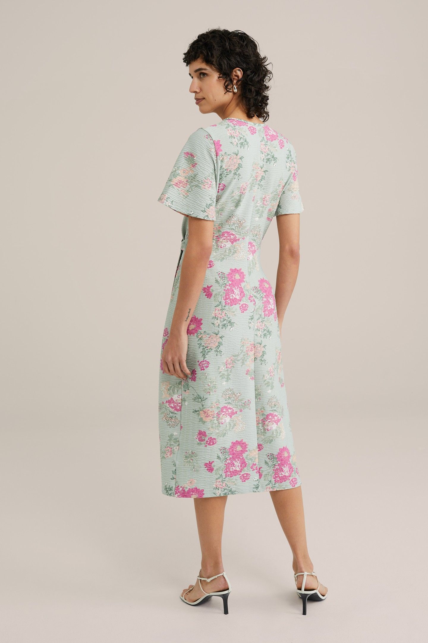 DRESS MID LENGTH MINT GREEN 4