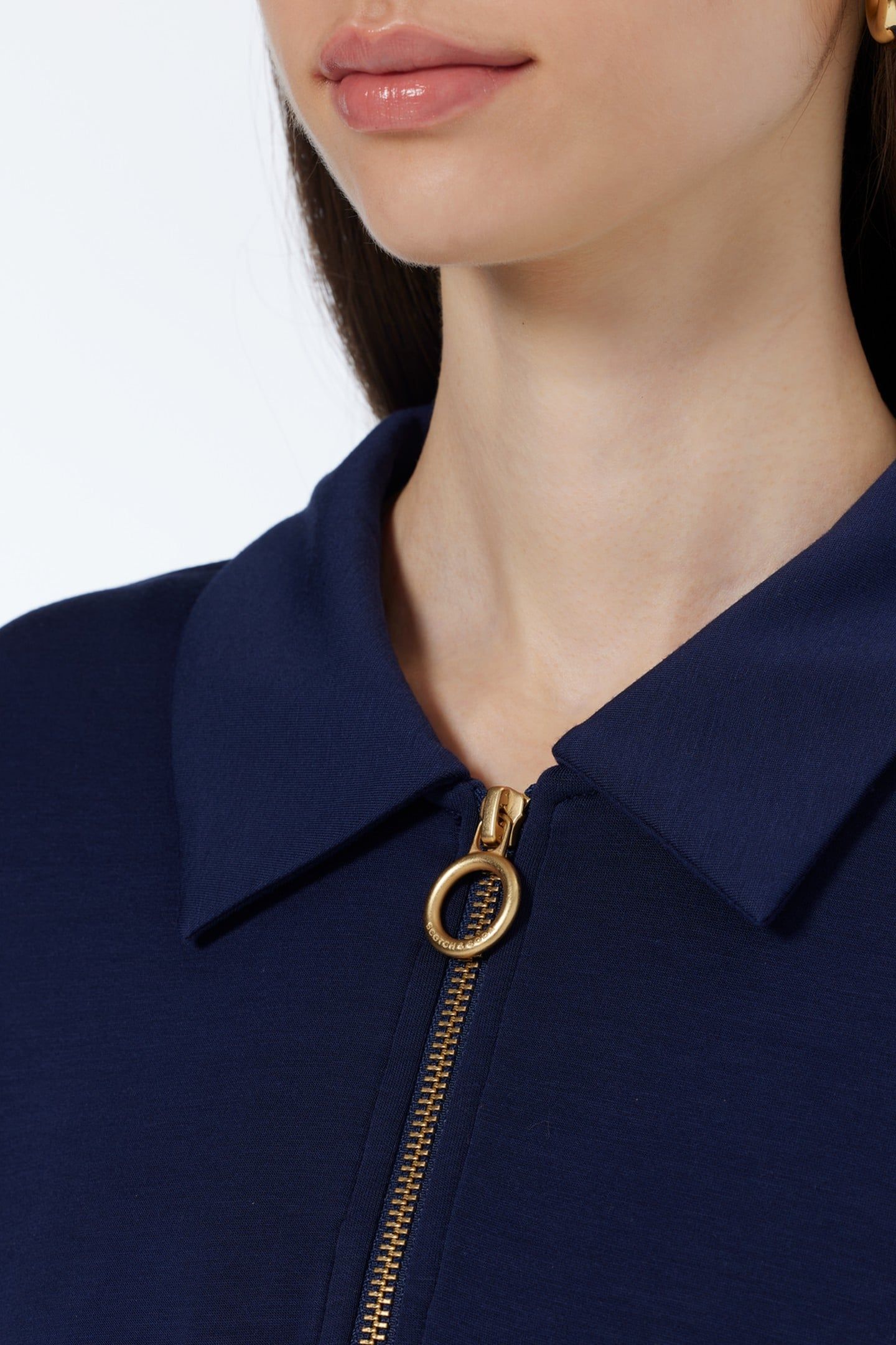 MODAL POLO DRESS NAVY 3