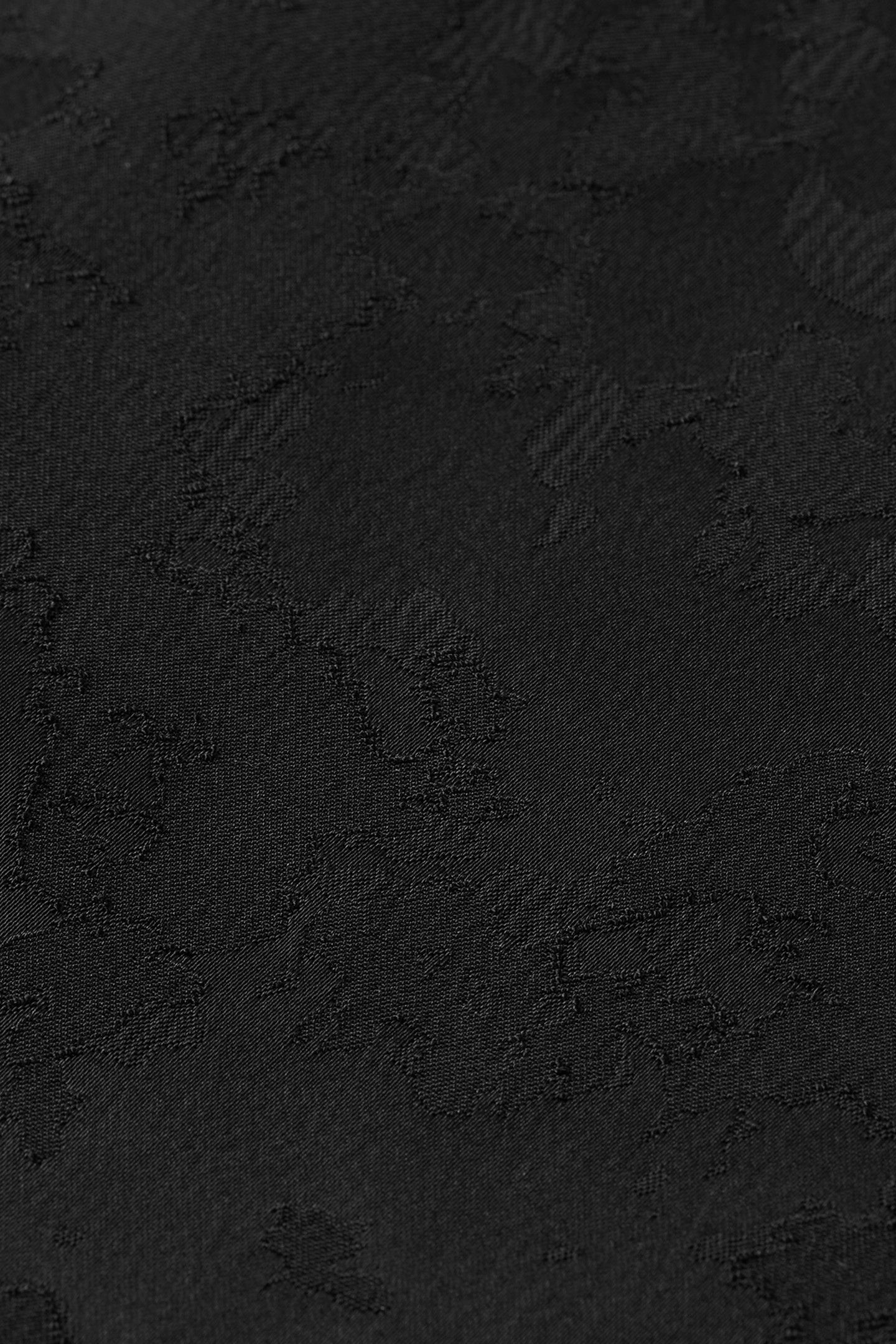 SATIN JACQUARD SHIRT BLACK 3