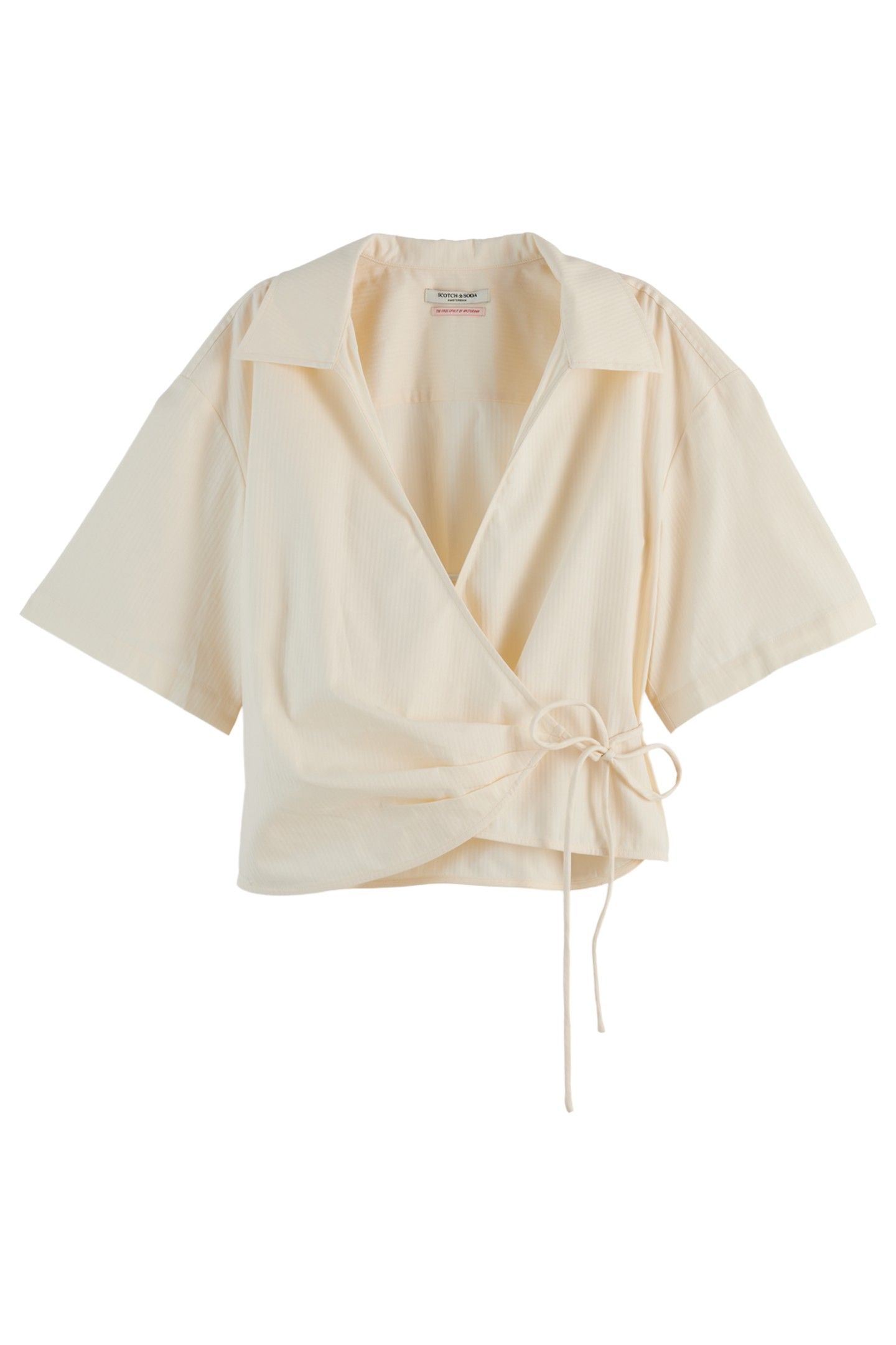 STRUCTURED STRIPE WRAP TOP SOFT ICE 3