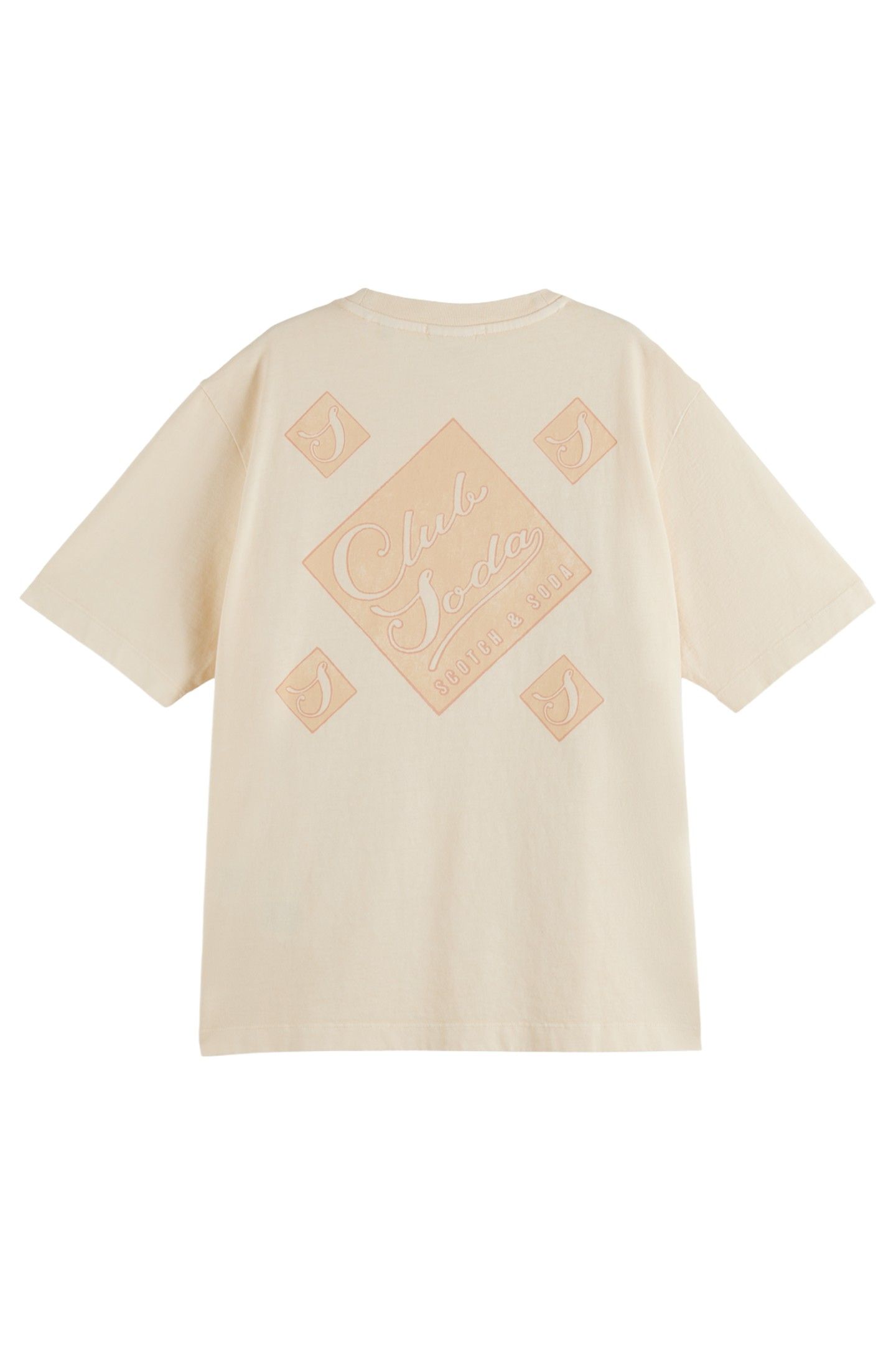 FRONT BACK ARTWORK GARMENT DYE LOOSE FIT T-SHIRT SOFT ICE 5