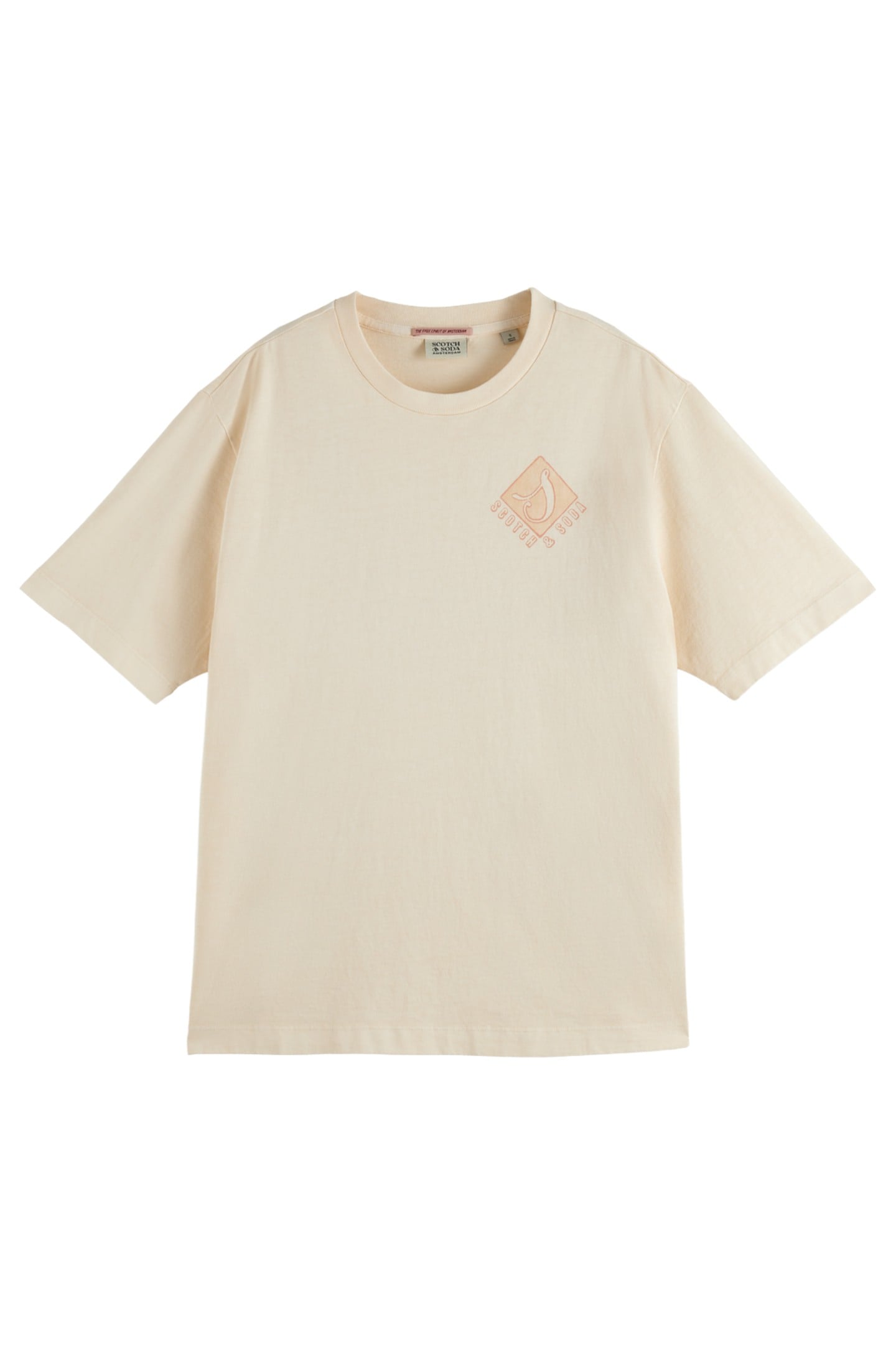 FRONT BACK ARTWORK GARMENT DYE LOOSE FIT T-SHIRT SOFT ICE 6