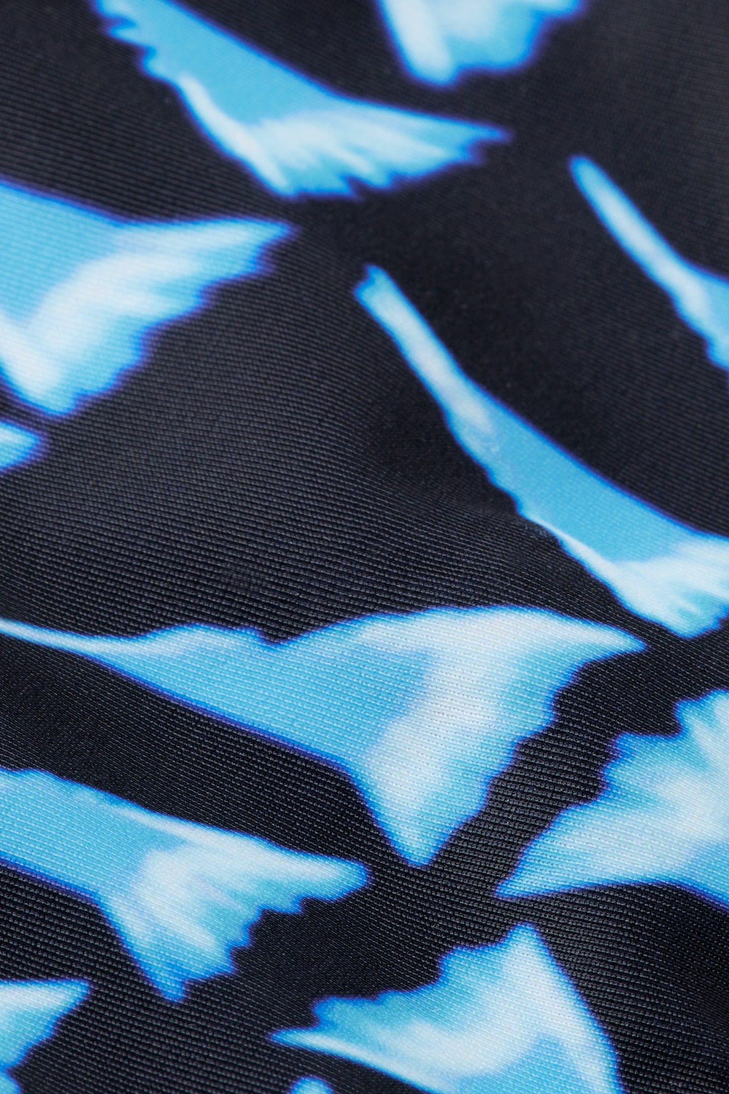 REVERSIBLE PRINTED BIKINI TOP HOUSE OF MIRRORS BLUE 9