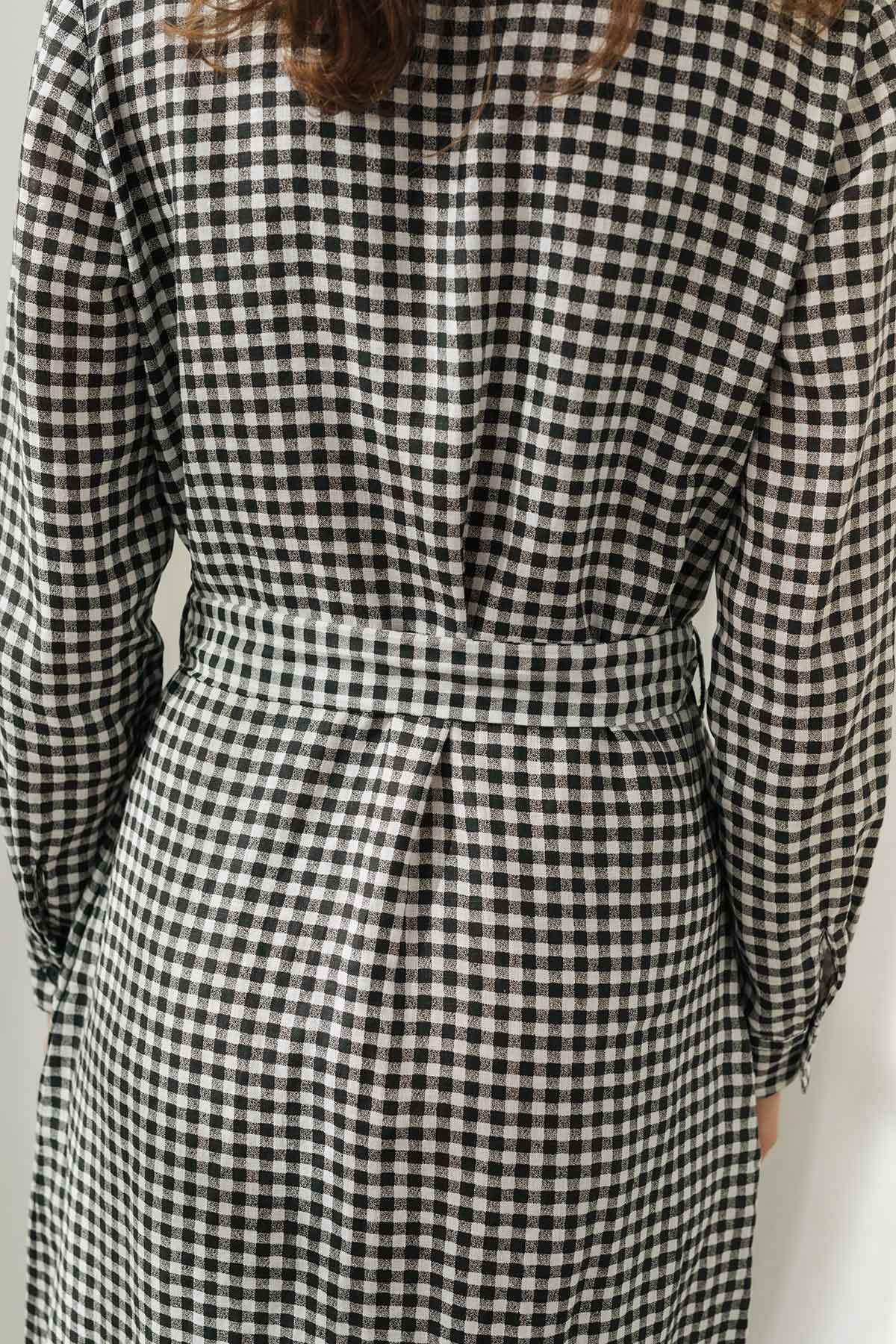 POLLAN - BLACK & WHITE VICHY 8