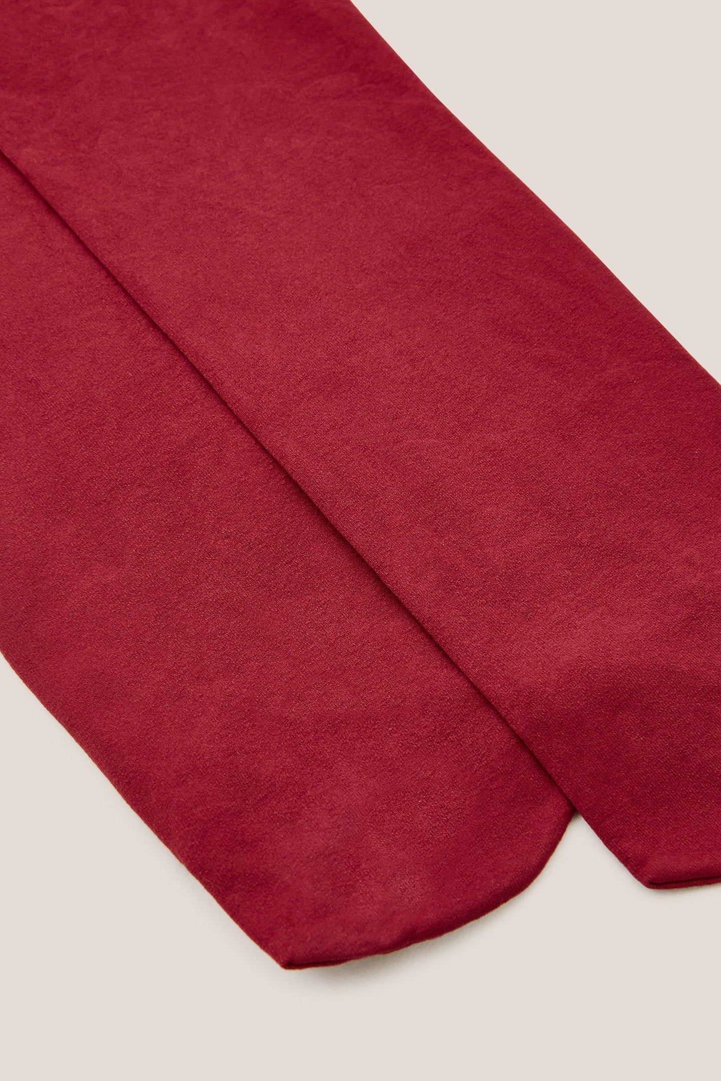 OLIVIA OPAQUE TIGHTS DARK RED 3