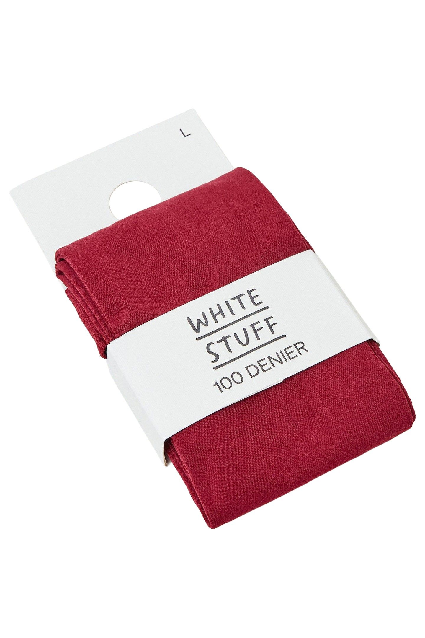 OLIVIA OPAQUE TIGHTS DARK RED 2