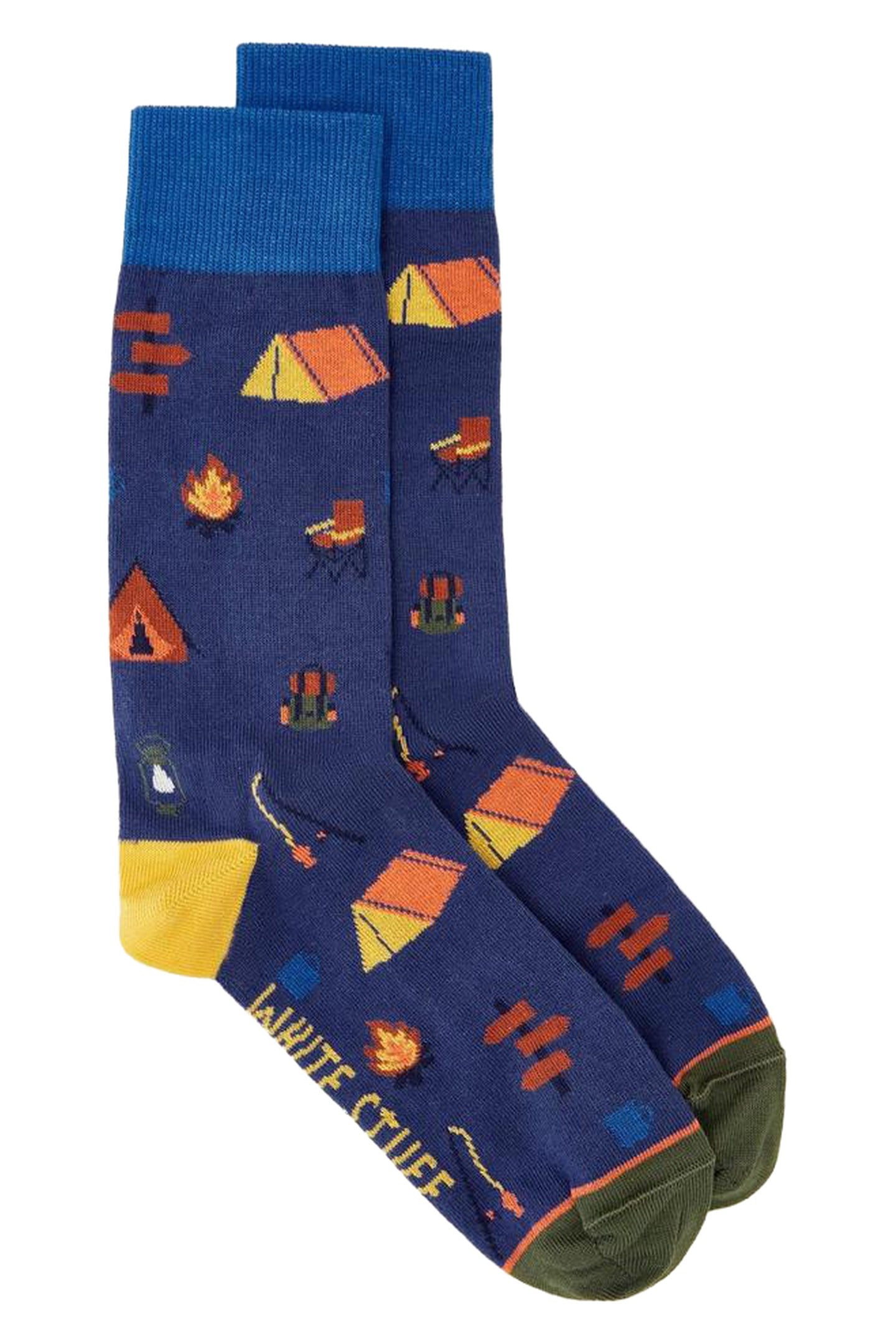 CAMPSITE ANKLE SOCK NAVY MULTI 1