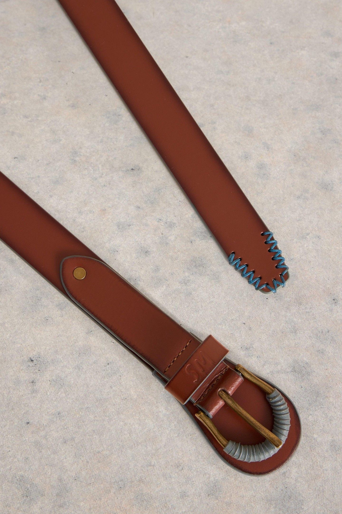 WRAP AROUND BELT MID TAN 3