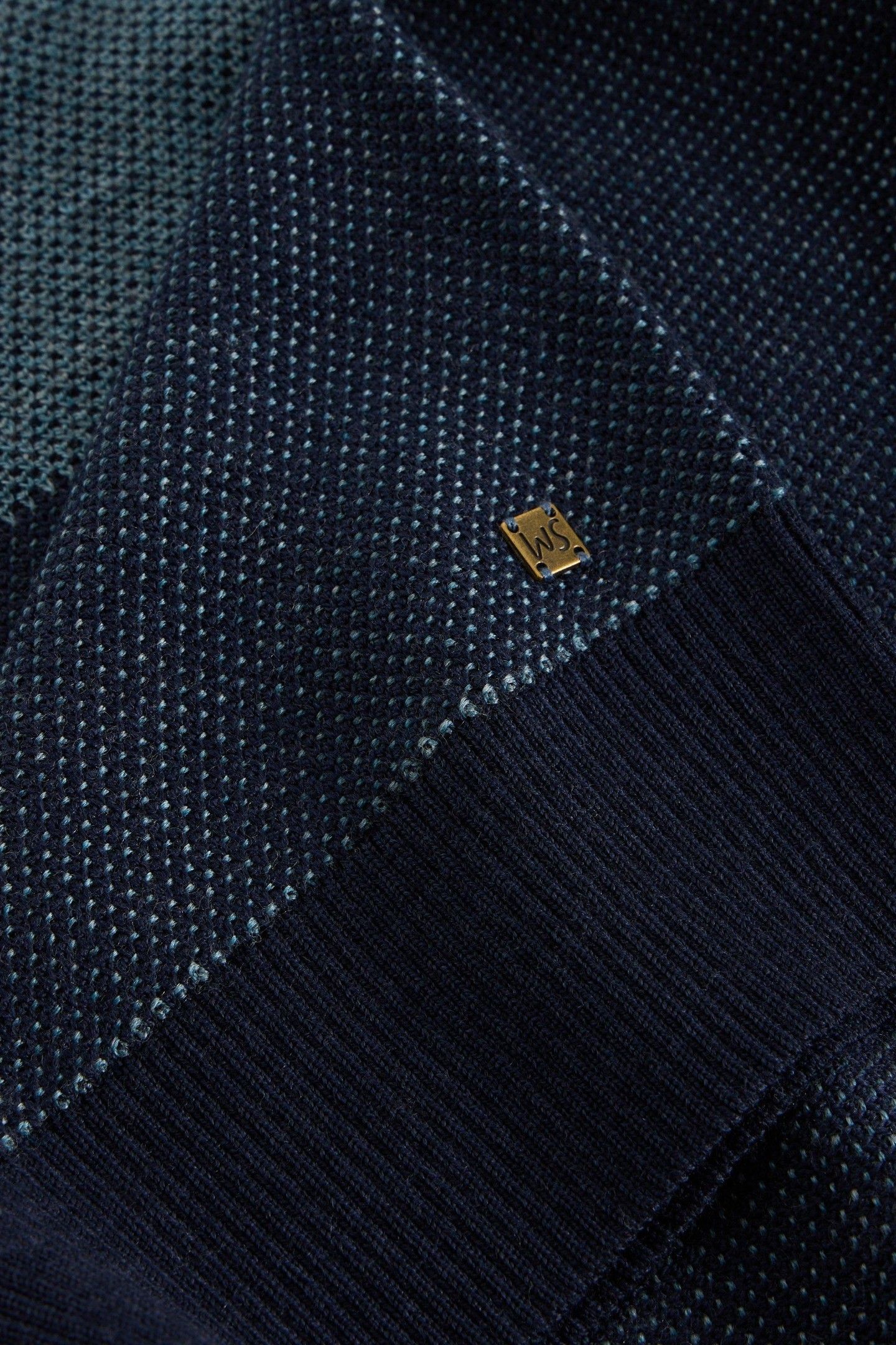 NEWPORT MERINO JACQUARD CREW BLUE MULTI 4