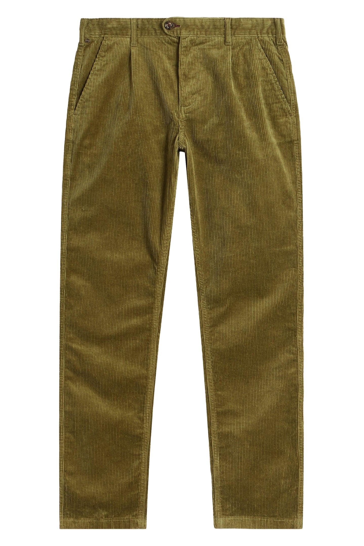 KIMBER CORD TROUSER KHAKI GREEN 2