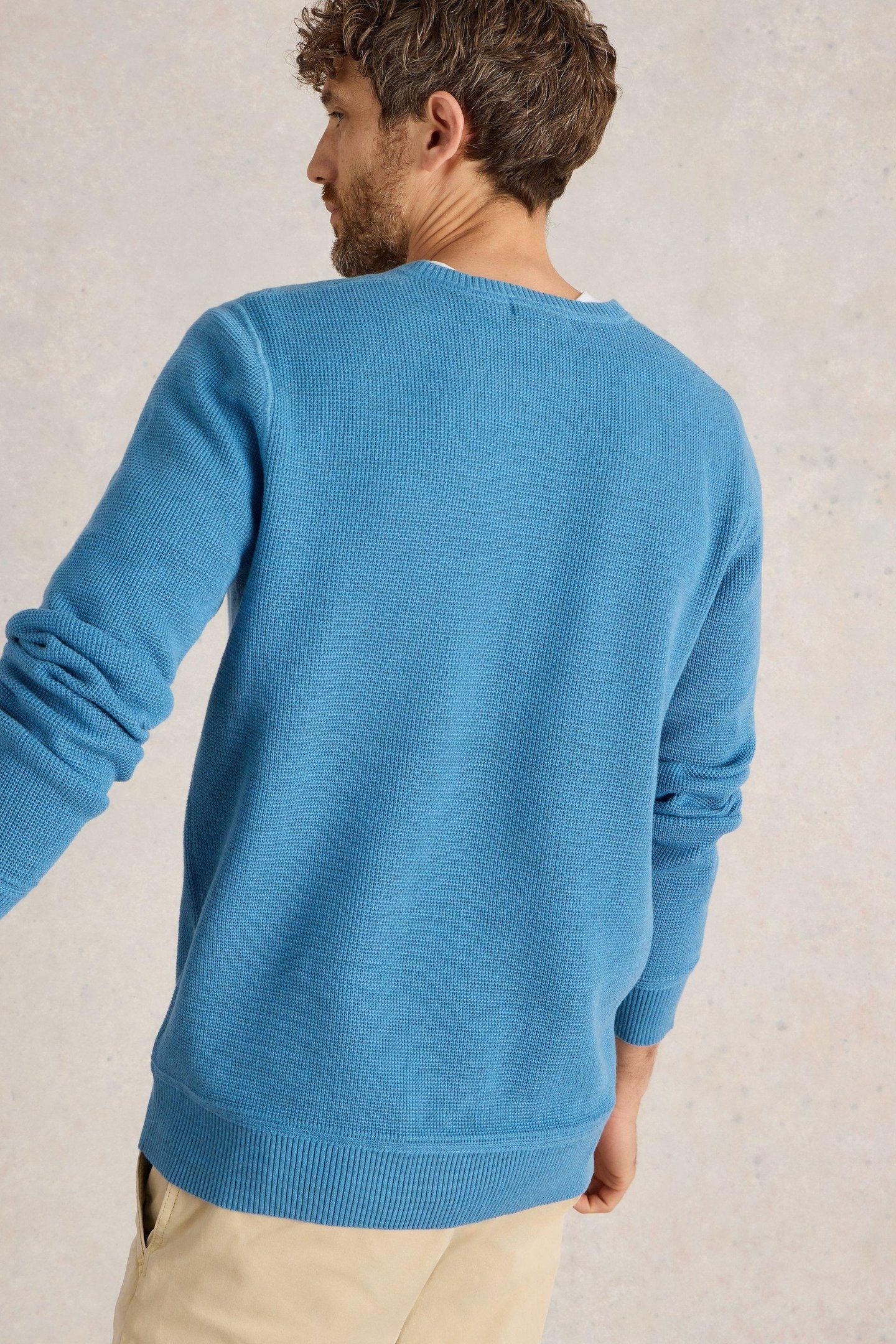 ATTADALE CREW NECK JUMPER LIGHT BLUE 3