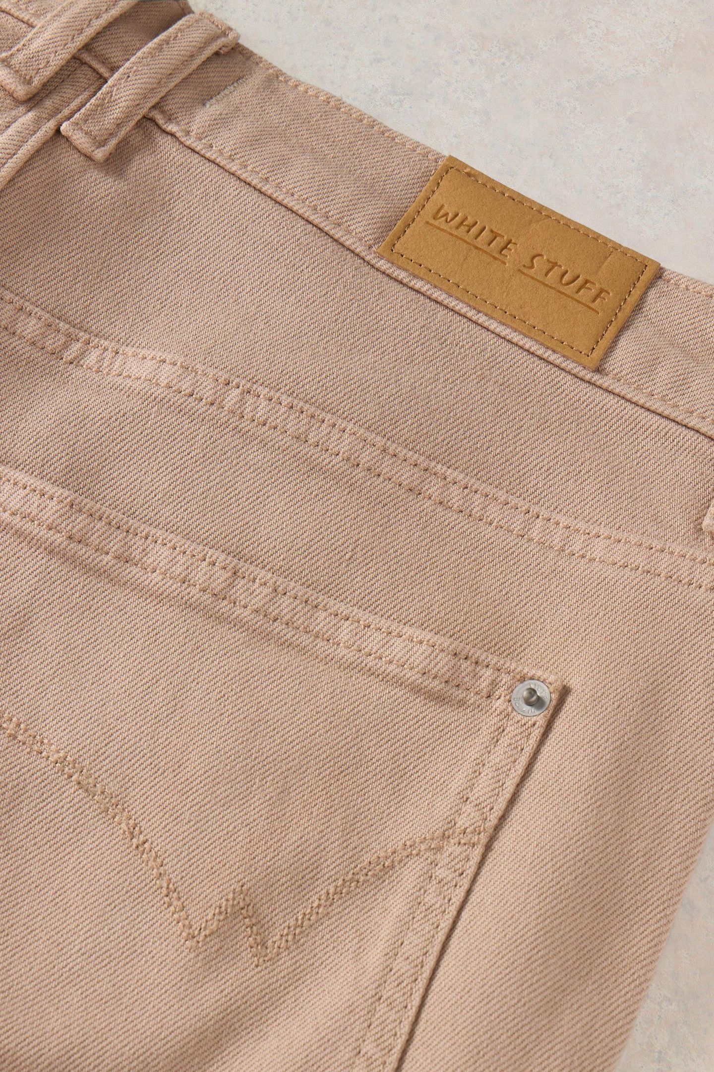 TIA WIDE LEG CROP JEAN DARK NATURAL 5