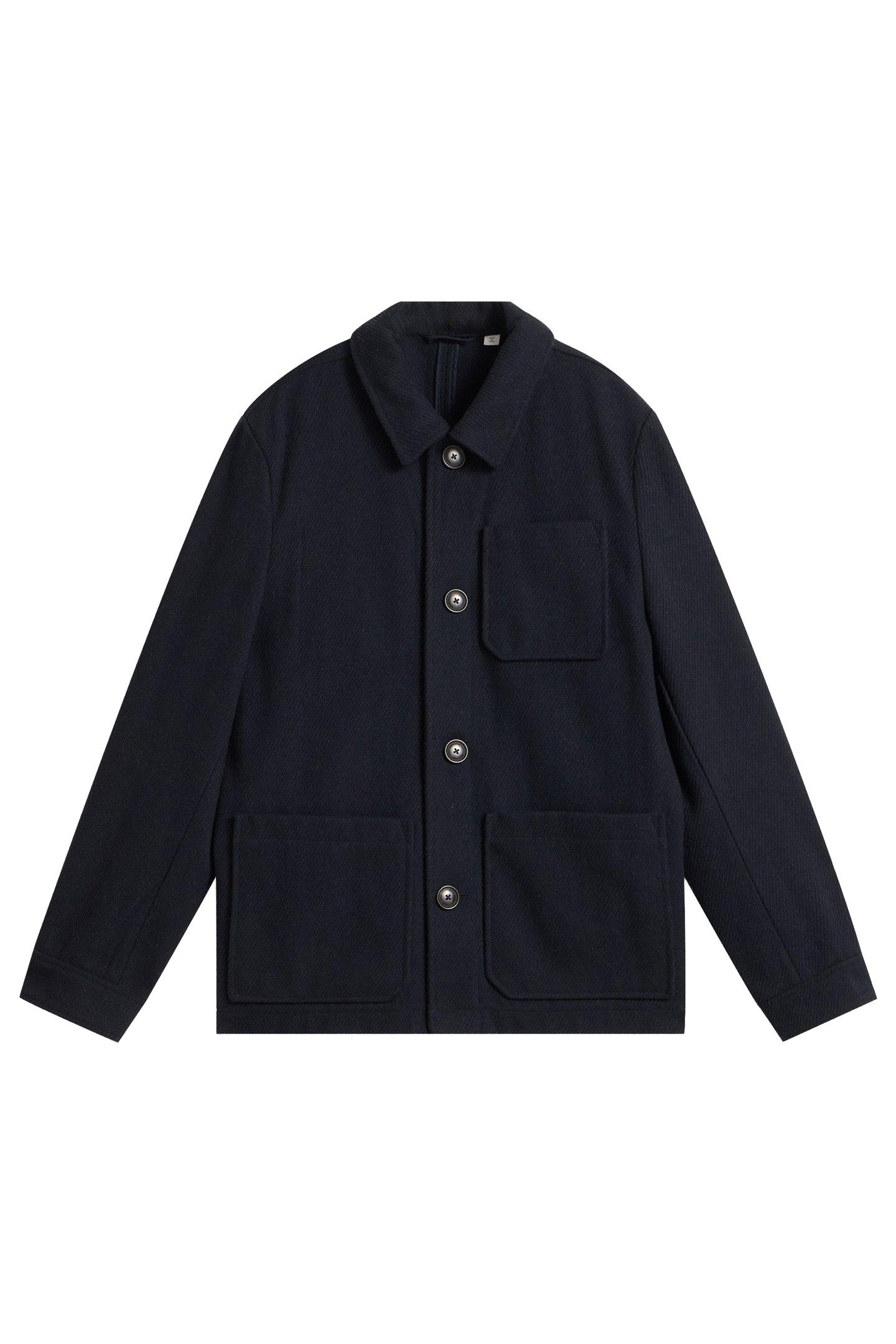 WOOL CHORE JACKET DARK NAVY 4