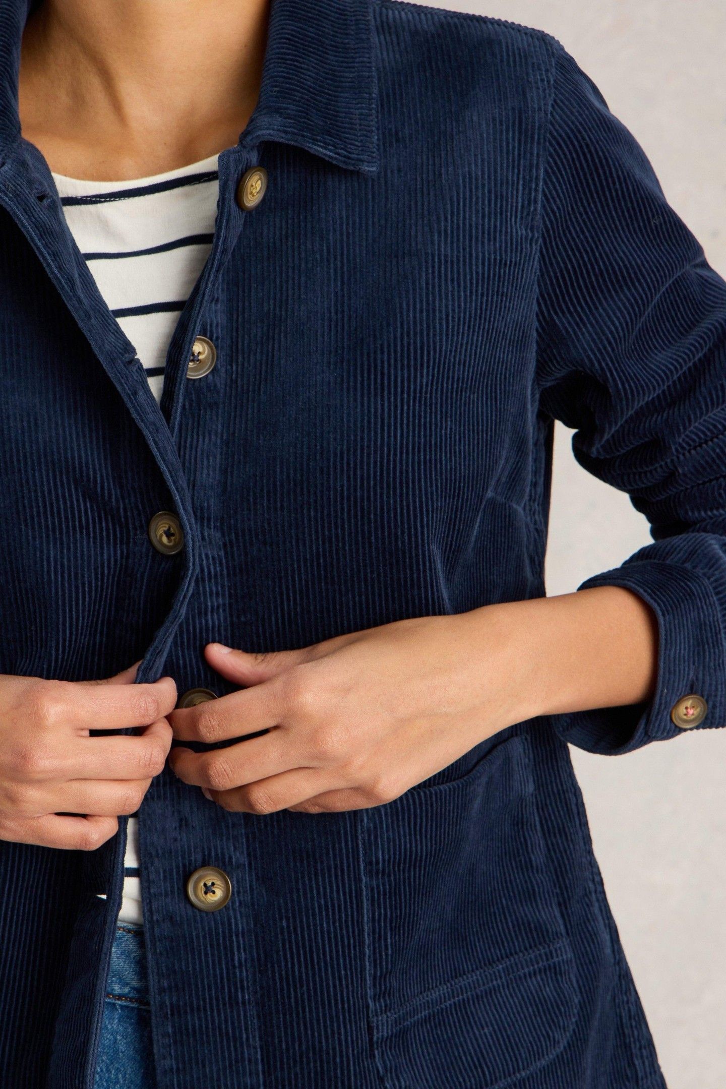 CARRIE CORD JACKET DARK NAVY 6