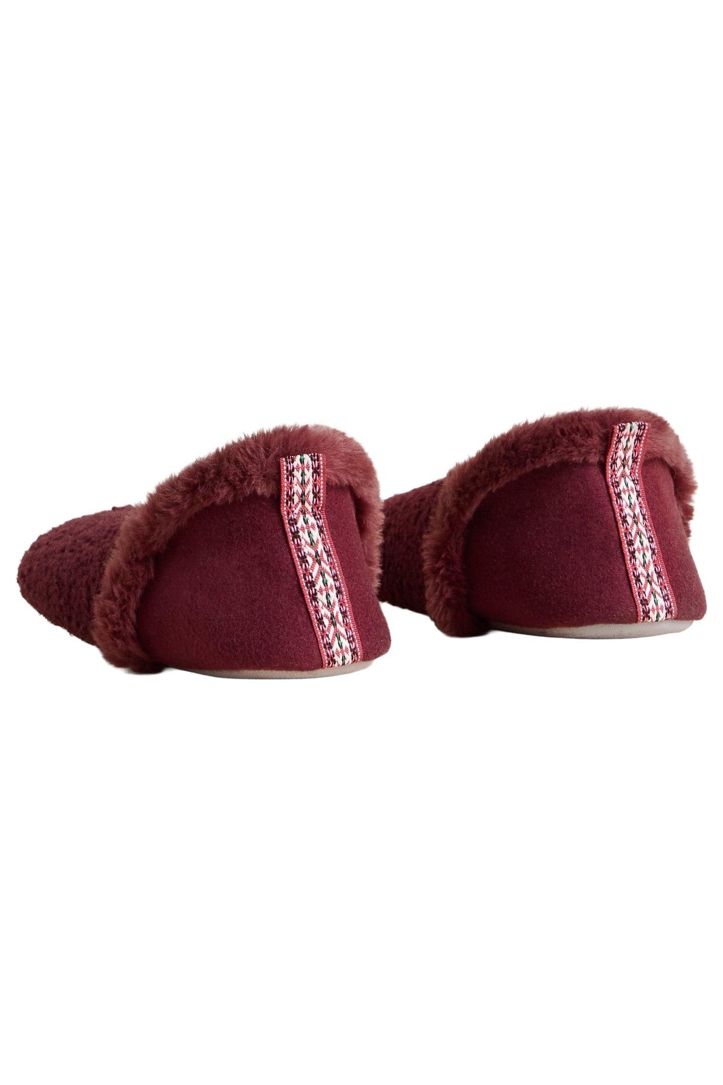 REYA CLOSED BACK SLIPPER DARK PLUM 5