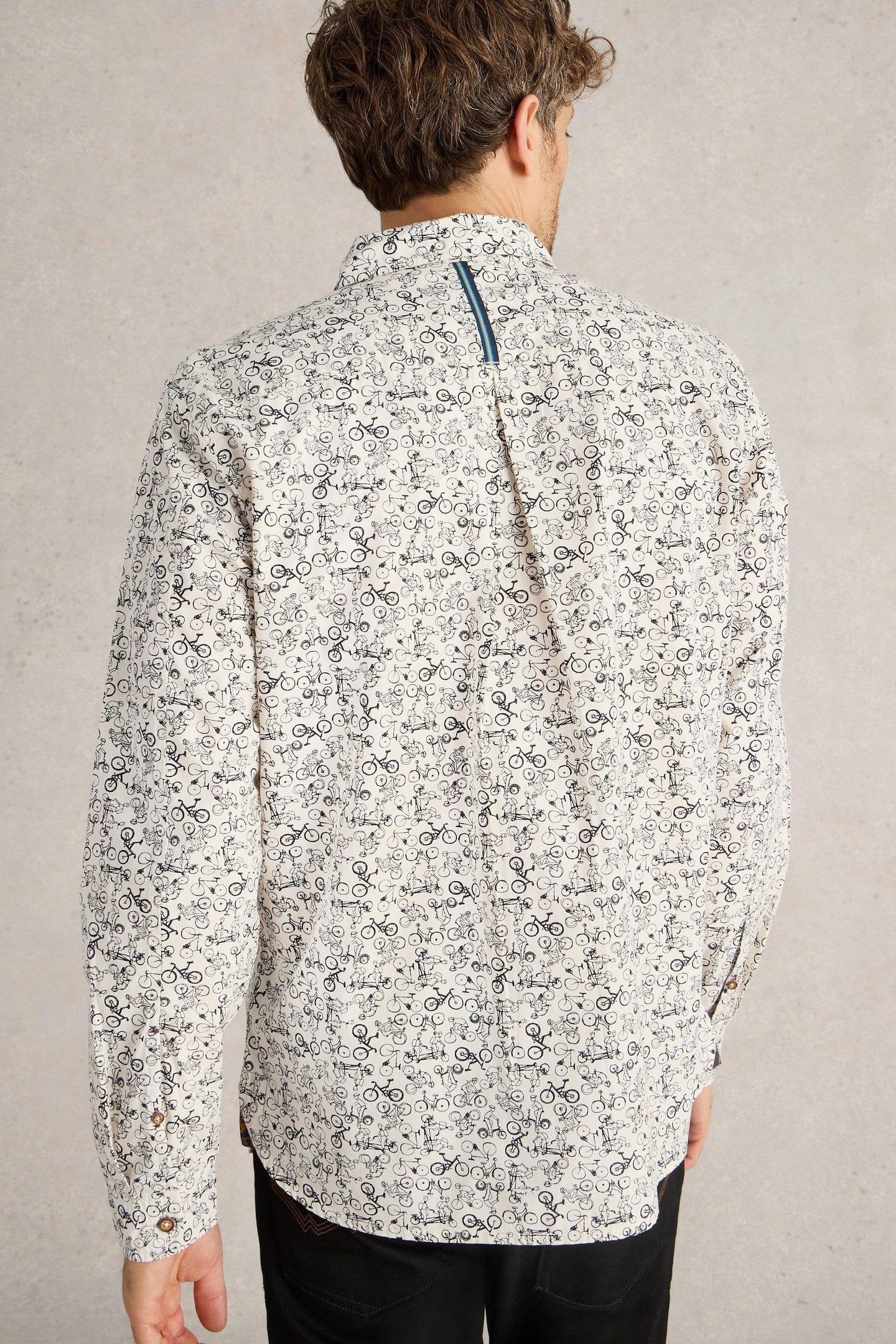 BIKE PRINTED SHIRT NATURAL MULTI 2