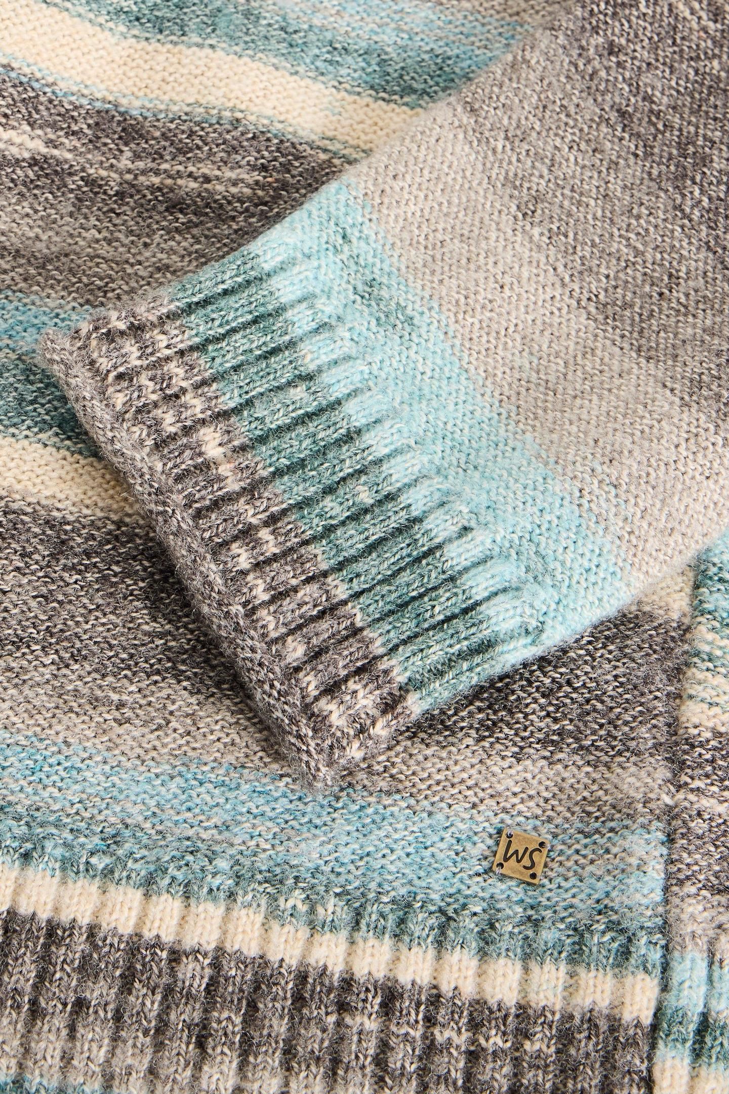 SPACEDYE KNITTED JUMPER BLUE MULTI 5