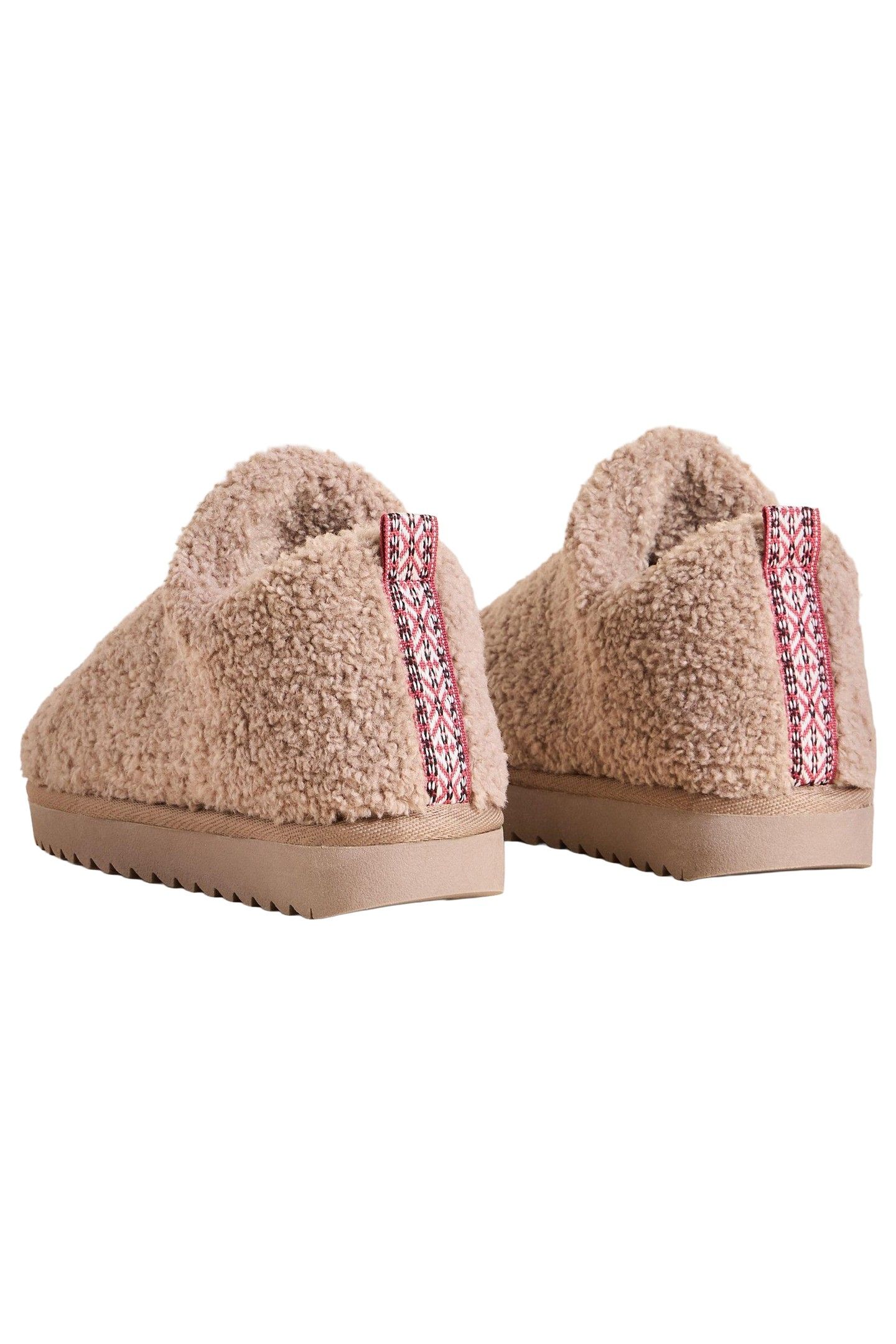 BORG SLIPPER BOOTIE DARK NATURAL 2