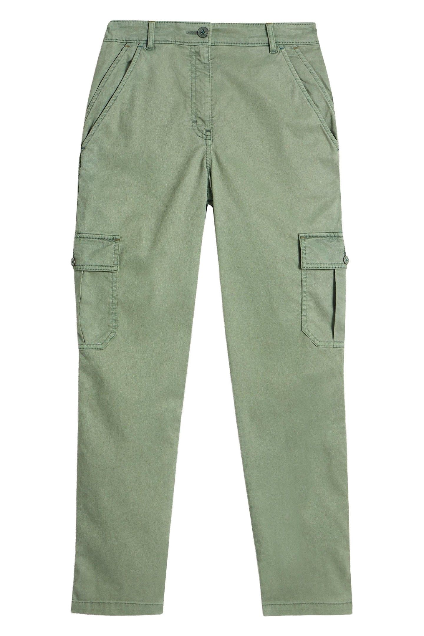 EVERLEIGH CARGO TROUSER MID GREEN 4