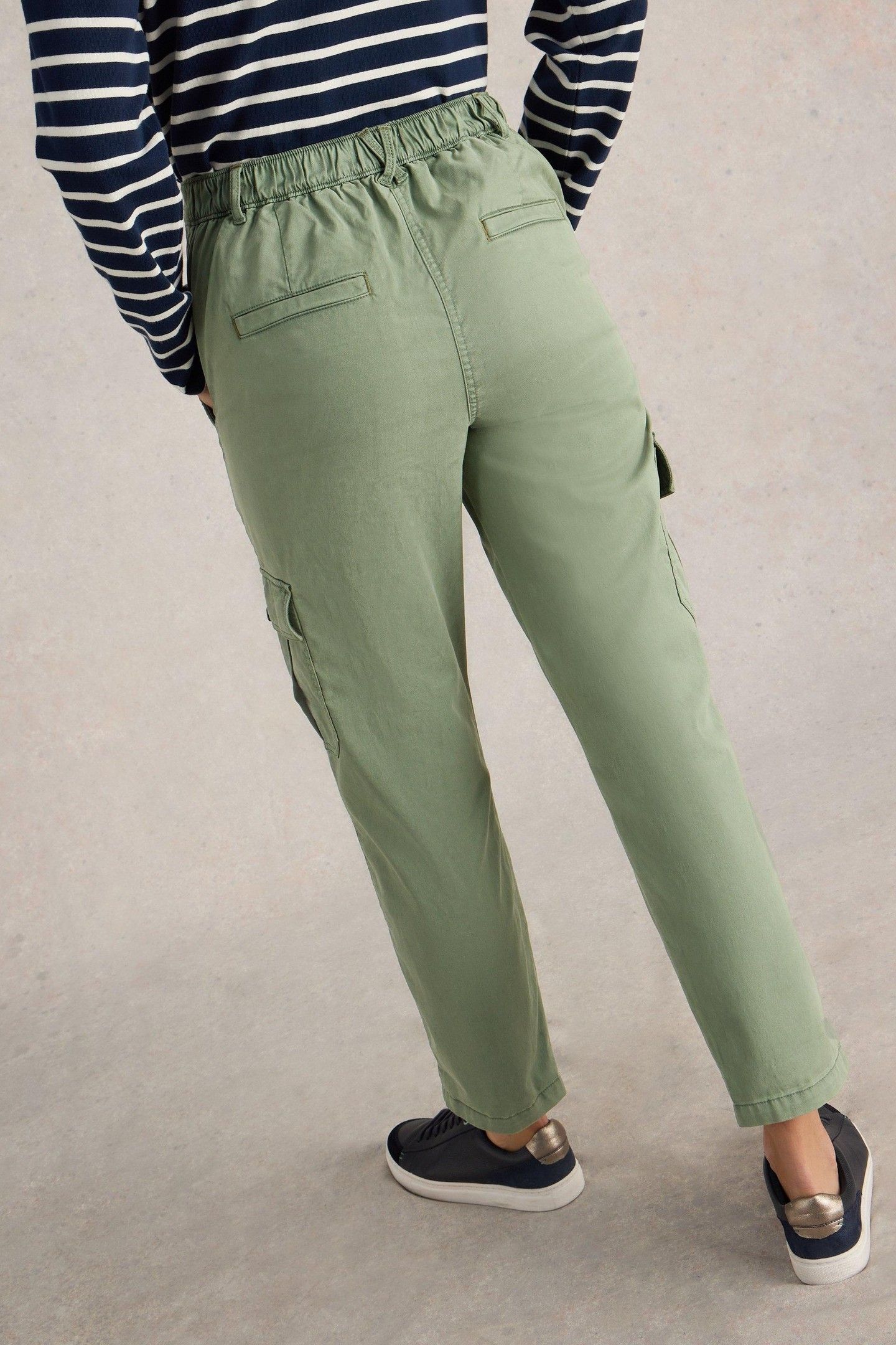 EVERLEIGH CARGO TROUSER MID GREEN 3